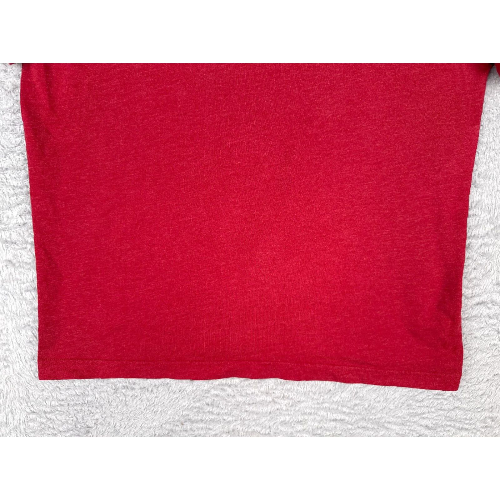 Tommy Hilfiger Tommy Hilfiger Shirt Adult Large Red Short Sleeve V-Neck 100% Cotton Embroidered Logo Men's T‑Shirt Size US L / EU 52-54 / 3 - 5 Thumbnail