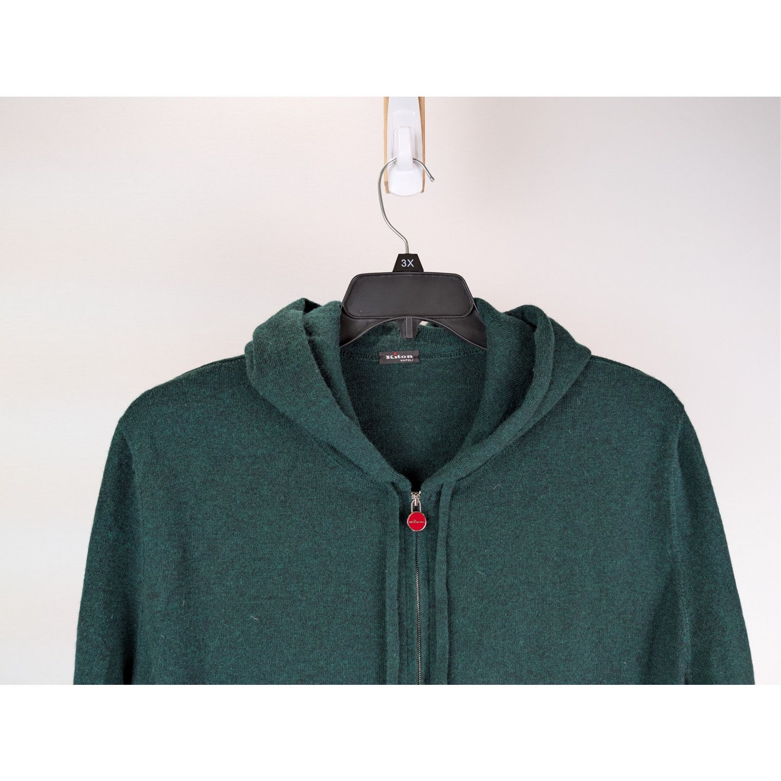 Kiton o1rshd1 CC20 Zip-up Hoodie in green Size US M / EU 48-50 / 2 - 3 Thumbnail