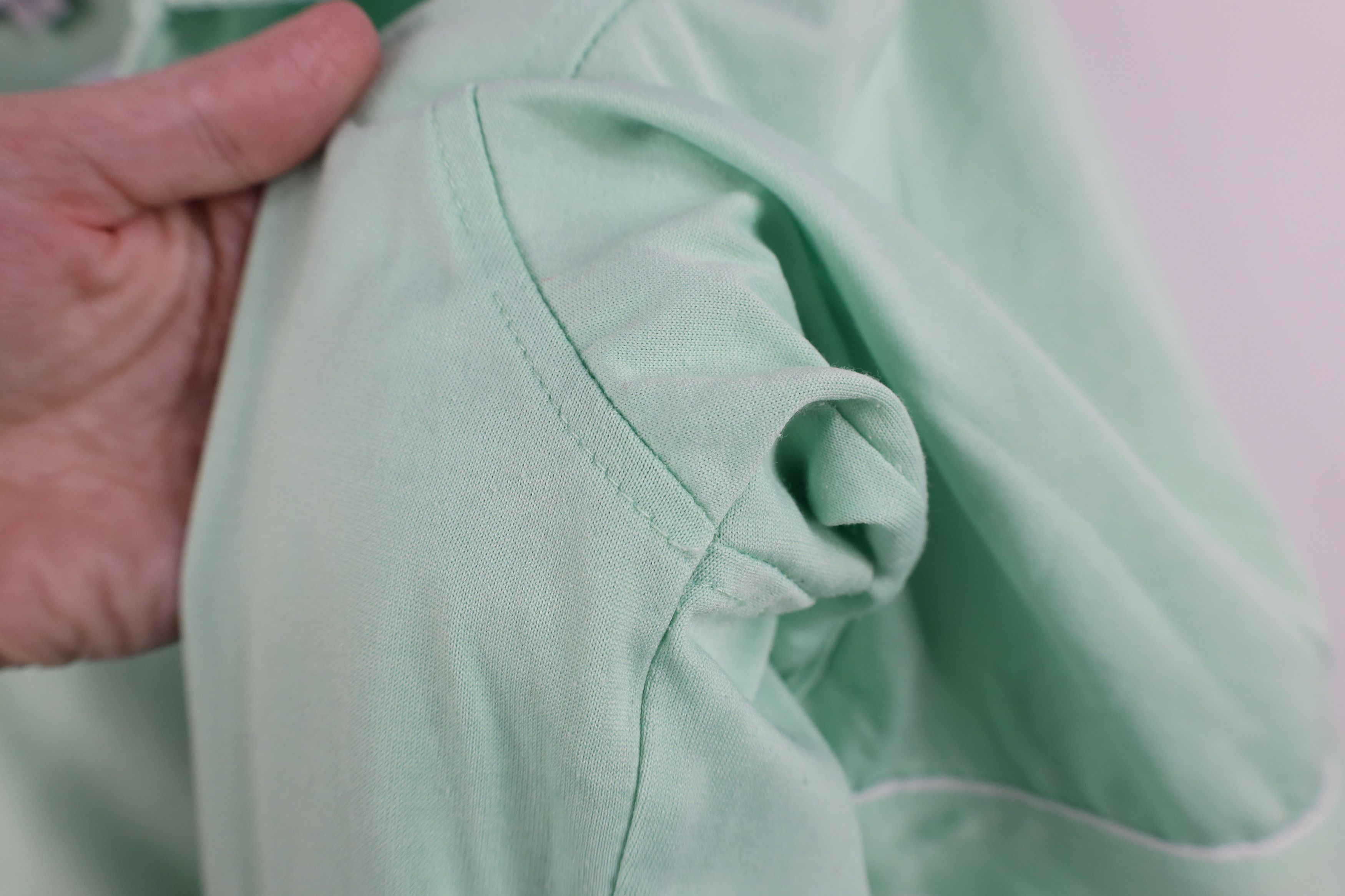 Vintage Vintage 90s Streetwear Knit Collared Golf Polo Shirt Green Size US L / EU 52-54 / 3 - 6 Thumbnail