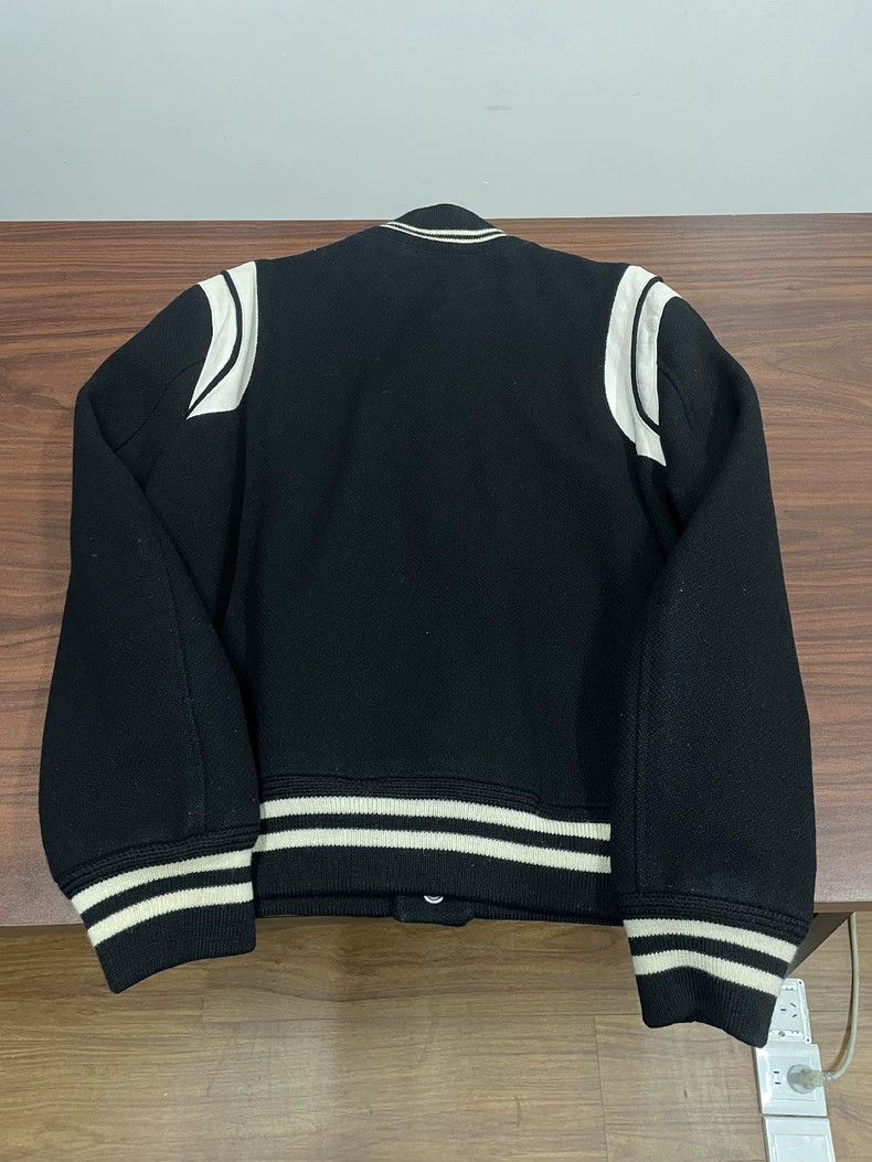 Saint Laurent Paris Saint Laurent Paris Black and white patchwork leather Teddy Size US M / EU 48-50 / 2 - 2 Thumbnail
