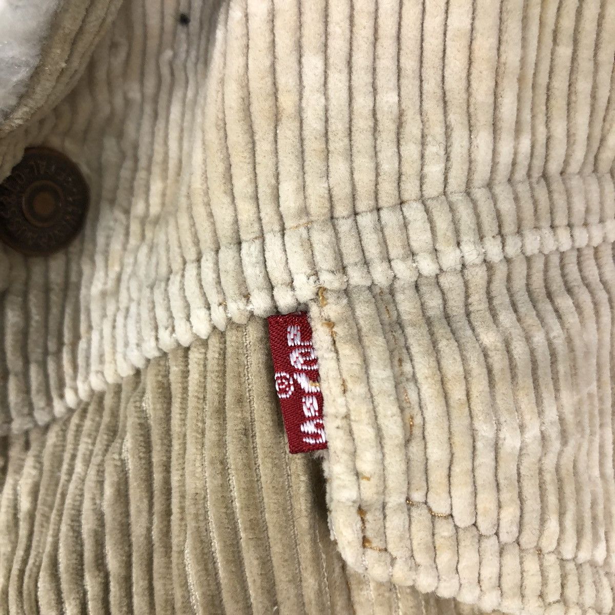 Levi's 🔥Vintage Trucker Corduroy Biker Jacket Levi’s Made in Usa Size US L / EU 52-54 / 3 - 17 Thumbnail