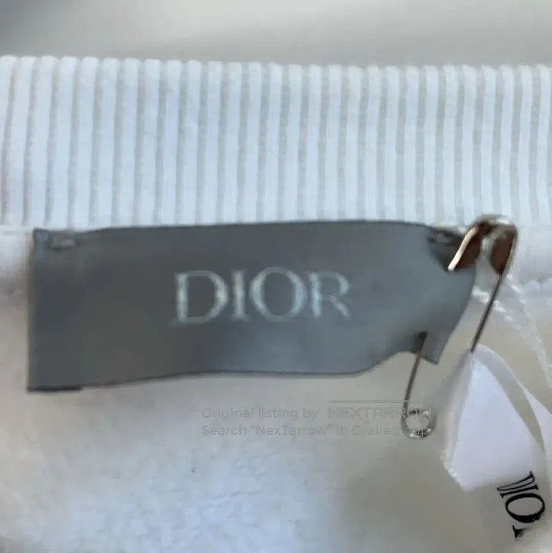 Dior Dior Women's White Cotton Sweatshirt with Bee . Size S / US 4 / IT 40 - 3 Thumbnail