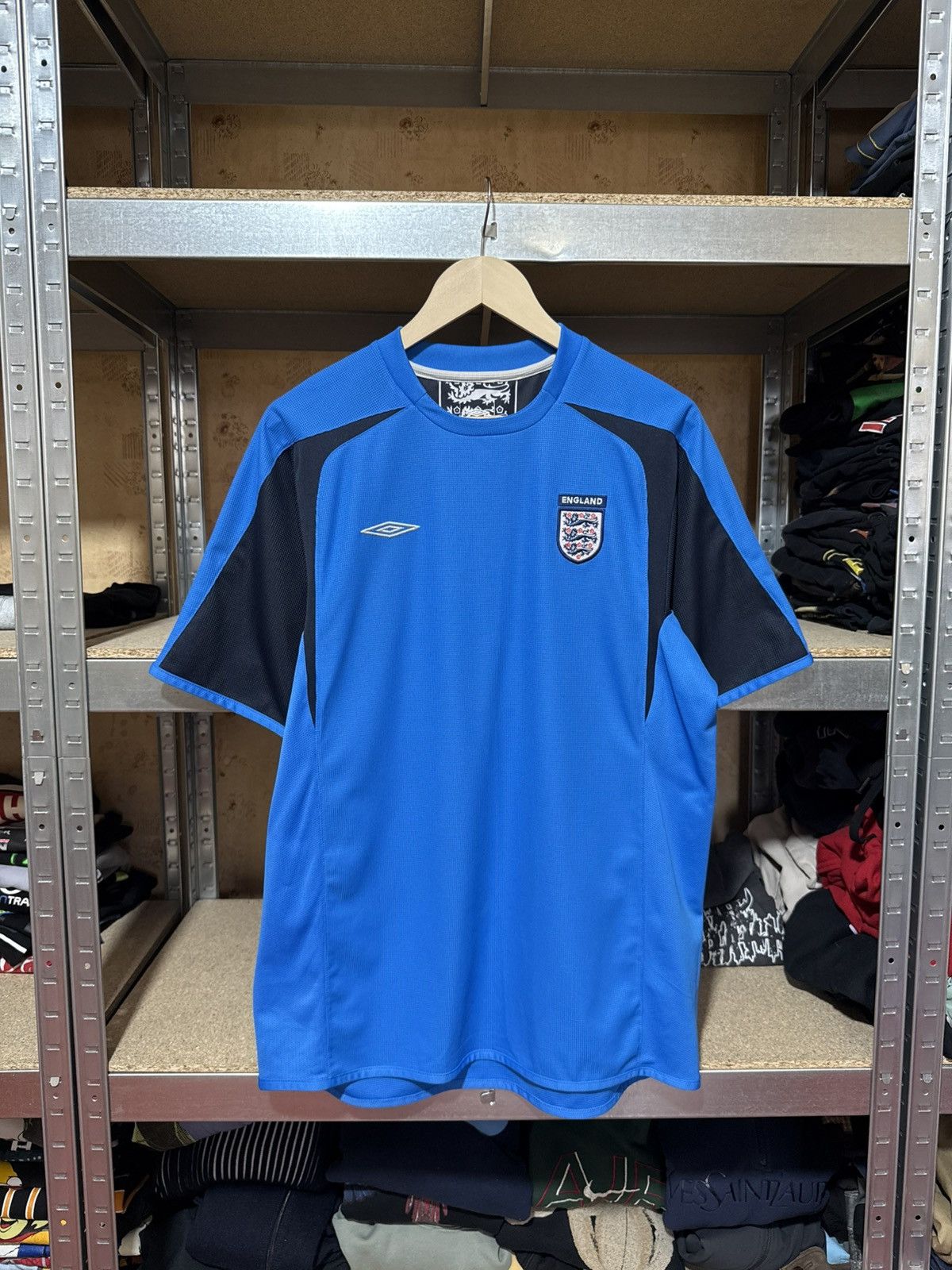 Umbro × Vintage Vintage Umbro England 2004 2005 2006 Training Soccer Jersey Size US XL / EU 56 / 4 - 1 Thumbnail