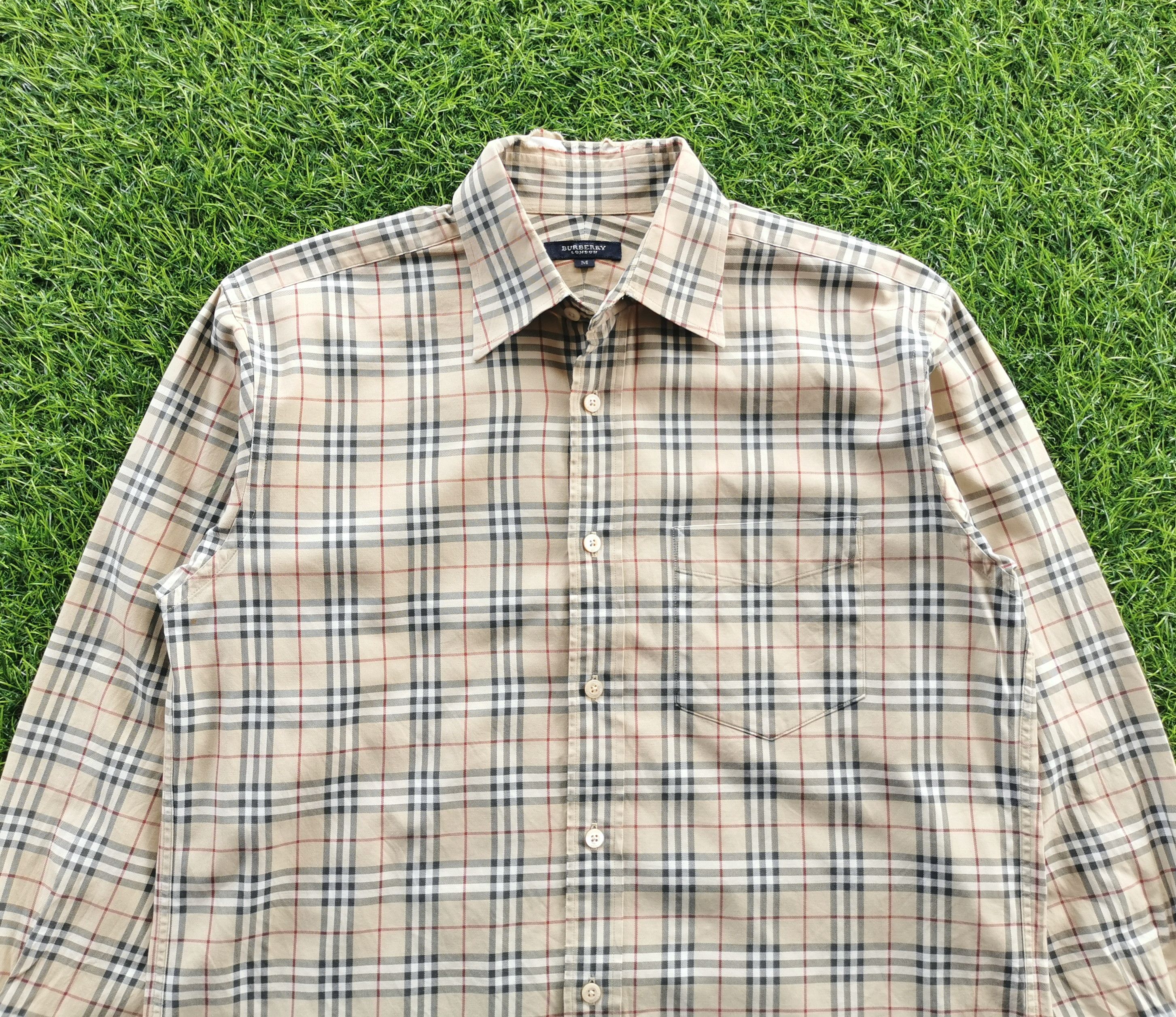 Burberry Burberry Check Long Sleeve Shirts Size US M / EU 48-50 / 2 - 1 Thumbnail