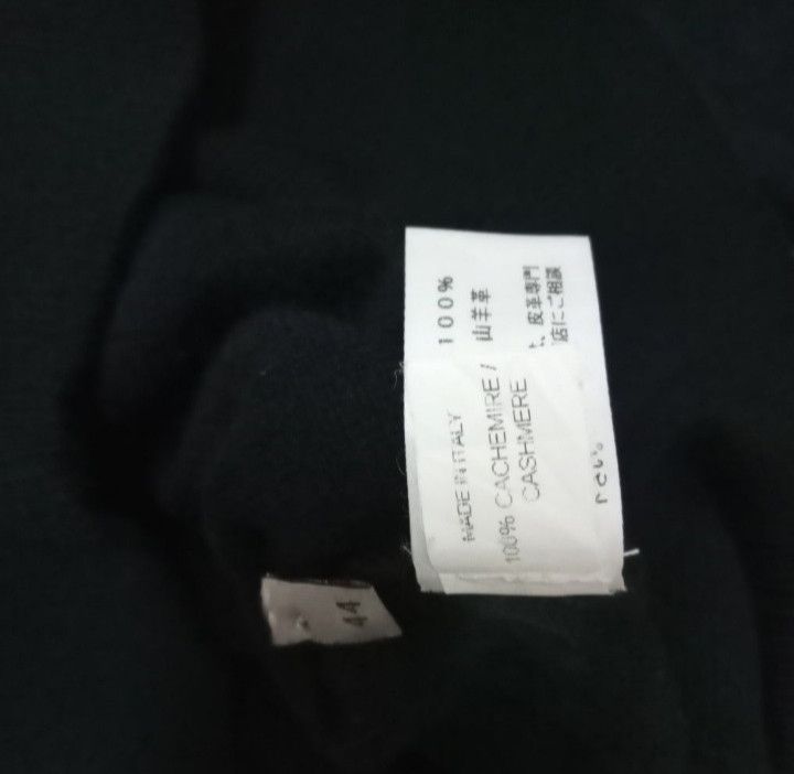 Bottega Veneta Vintage 100% Cashmere Bottega Veneta Black Cardigan Top Size M / US 6-8 / IT 42-44 - 7 Thumbnail