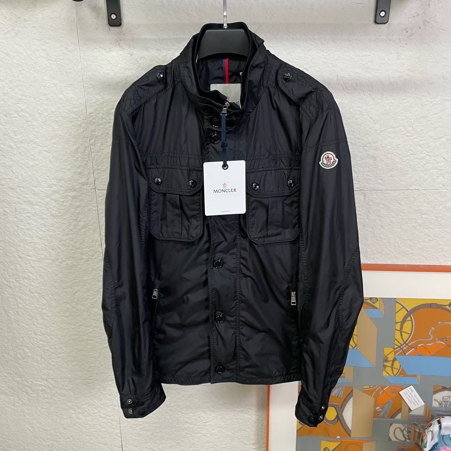 Moncler Moncler Black Pocket Cargo Jacket Size US L / EU 52-54 / 3 - 1 Thumbnail
