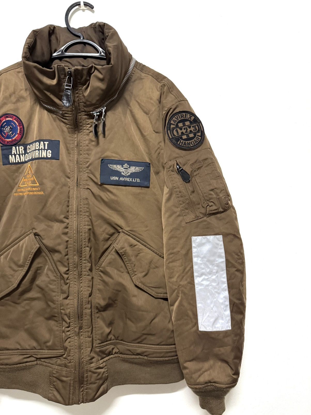 Avirex Avirex Hangar Flight Jacket MA-1 Top Gun Tomcat Bomber Size US XXL / EU 58 / 5 - 2 Thumbnail