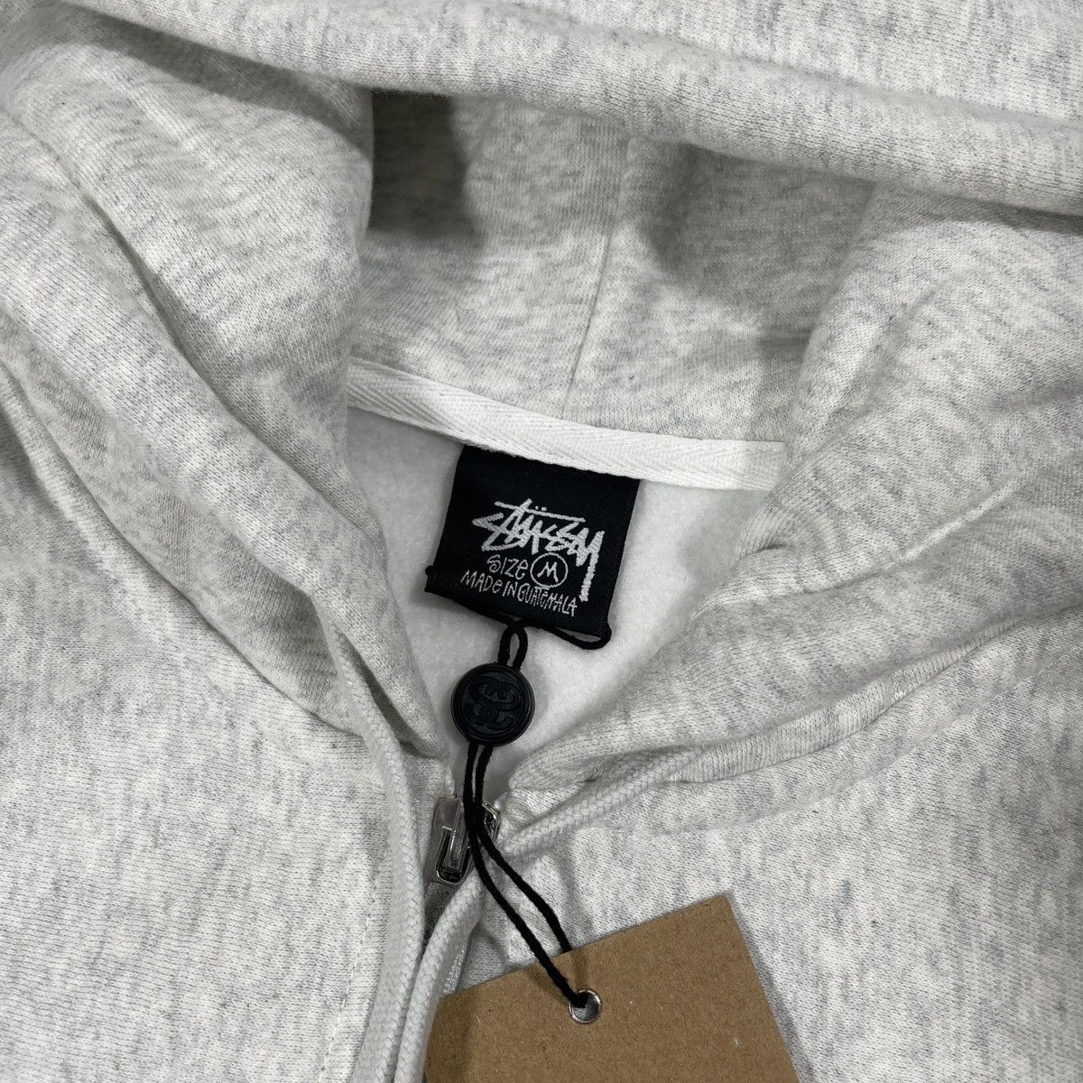 Stussy STUSSY BLOCK SPORT ZIP HOODIE IN ASH HEATHER - M Size US M / EU 48-50 / 2 - 3 Thumbnail