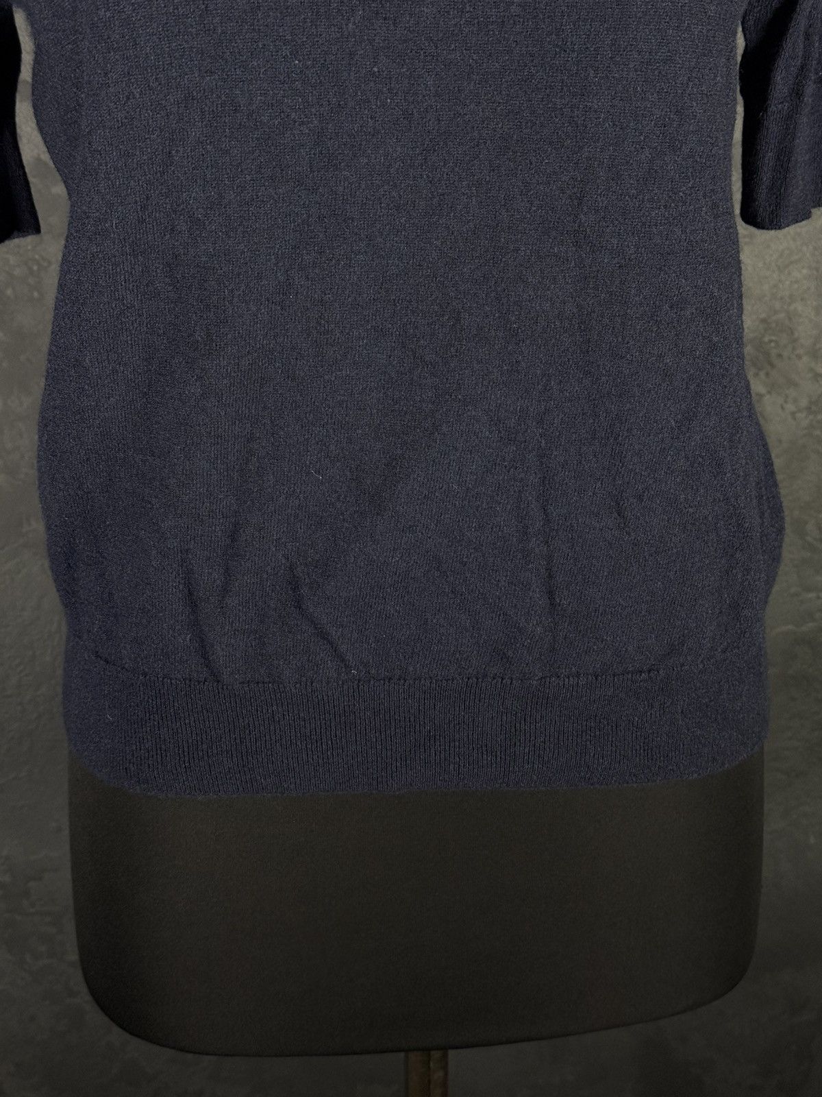 Gucci Gucci Wool Shirt Uniform Woman Navy Blue Blouse Size M / US 6-8 / IT 42-44 - 3 Thumbnail