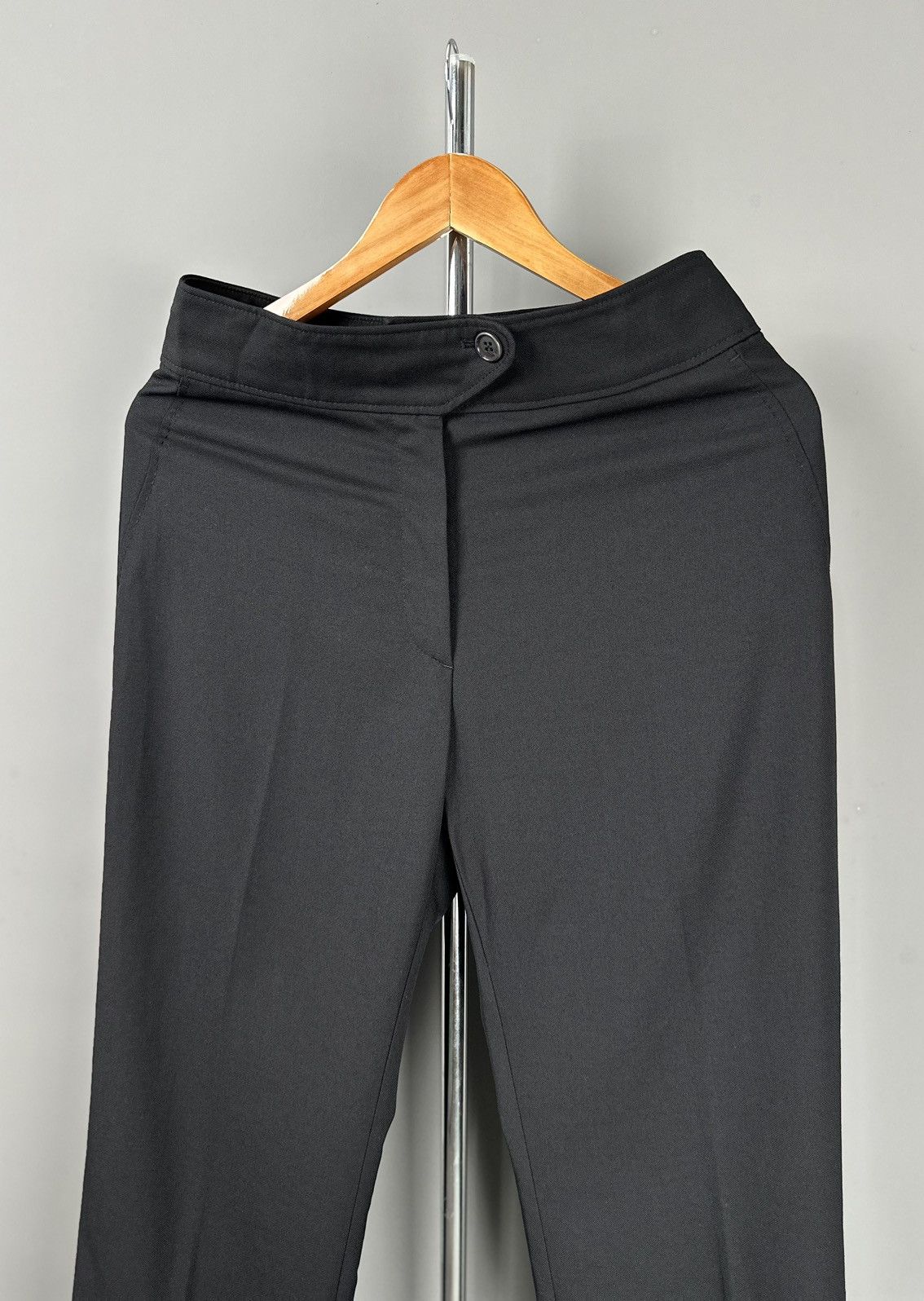 Dries Van Noten Dries Van Noten - Wool High Waisted - Cuffed Trouser Pants Size 28" / US 6 / IT 42 - 5 Thumbnail