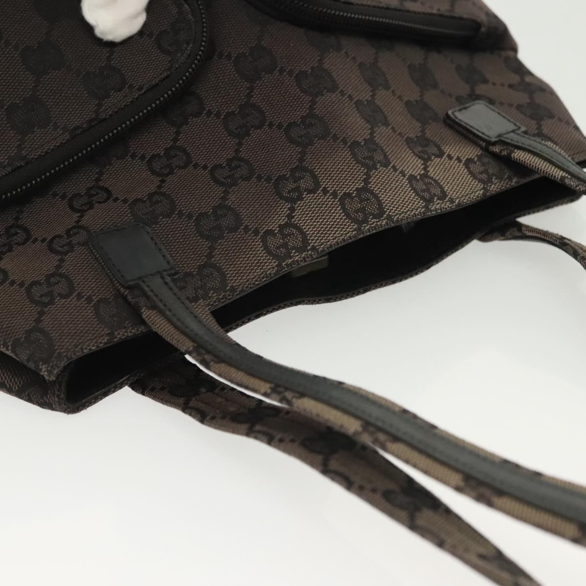 Gucci GUCCI GG Canvas Tote Bag Black Silver 002 1076 002 1076 Size ONE SIZE - 6 Thumbnail