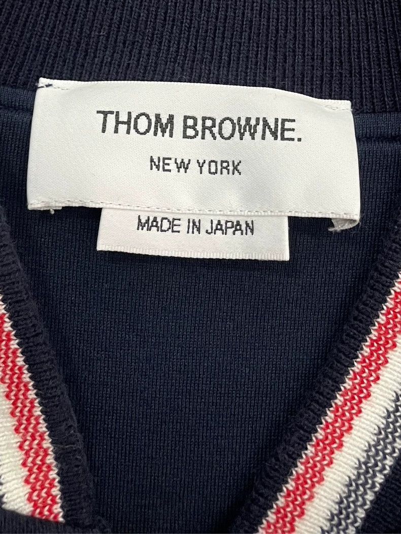 Thom Browne Thom Browne size1 Blue Tibetan embroidered tennis zipper co Size US S / EU 44-46 / 1 - 5 Thumbnail
