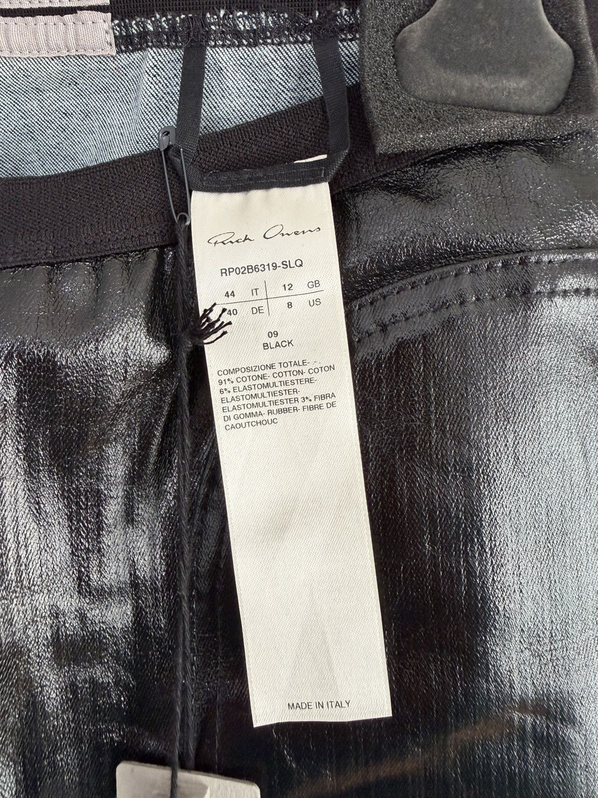 Rick Owens Rick Owens Waxed Leggings Strobe FW22 Size 30" / US 8 / IT 44 - 5 Thumbnail
