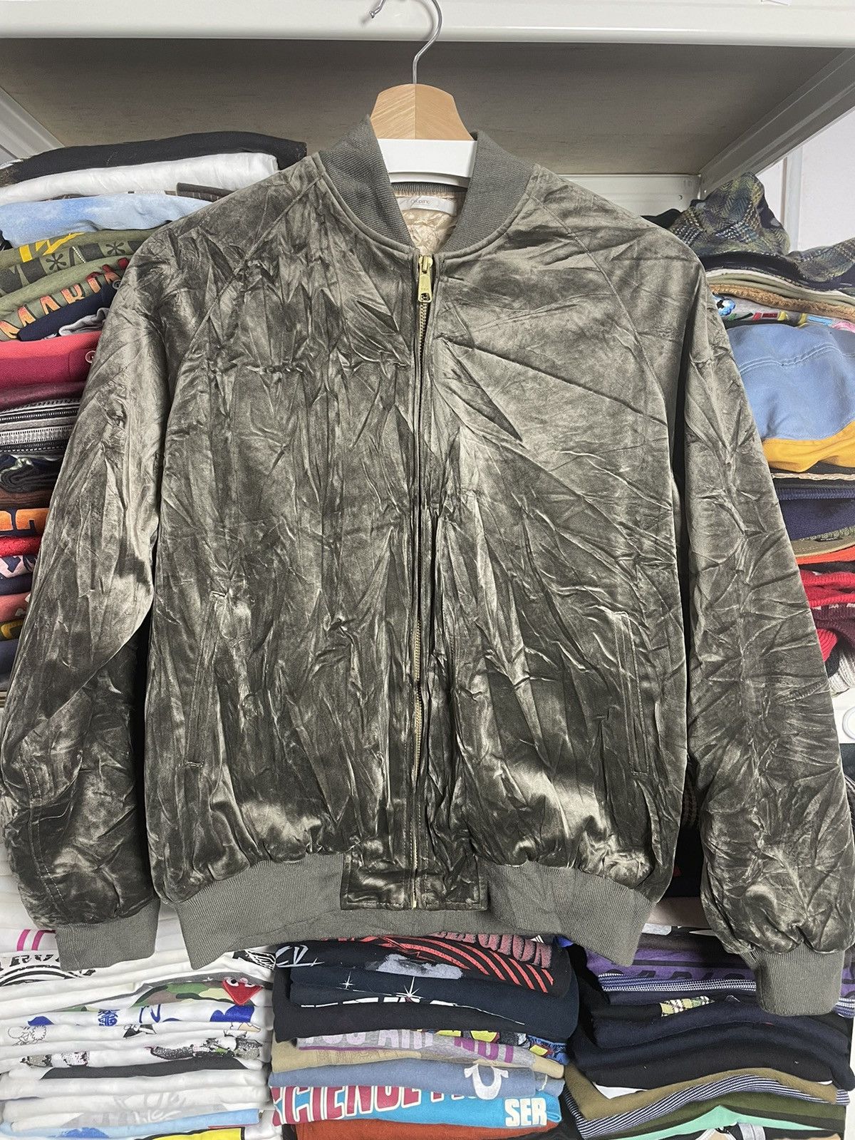 Ciaopanic × Japanese Brand Vintage Ciopanic Bomber Velvet Jacket Size US M / EU 48-50 / 2 - 2 Thumbnail