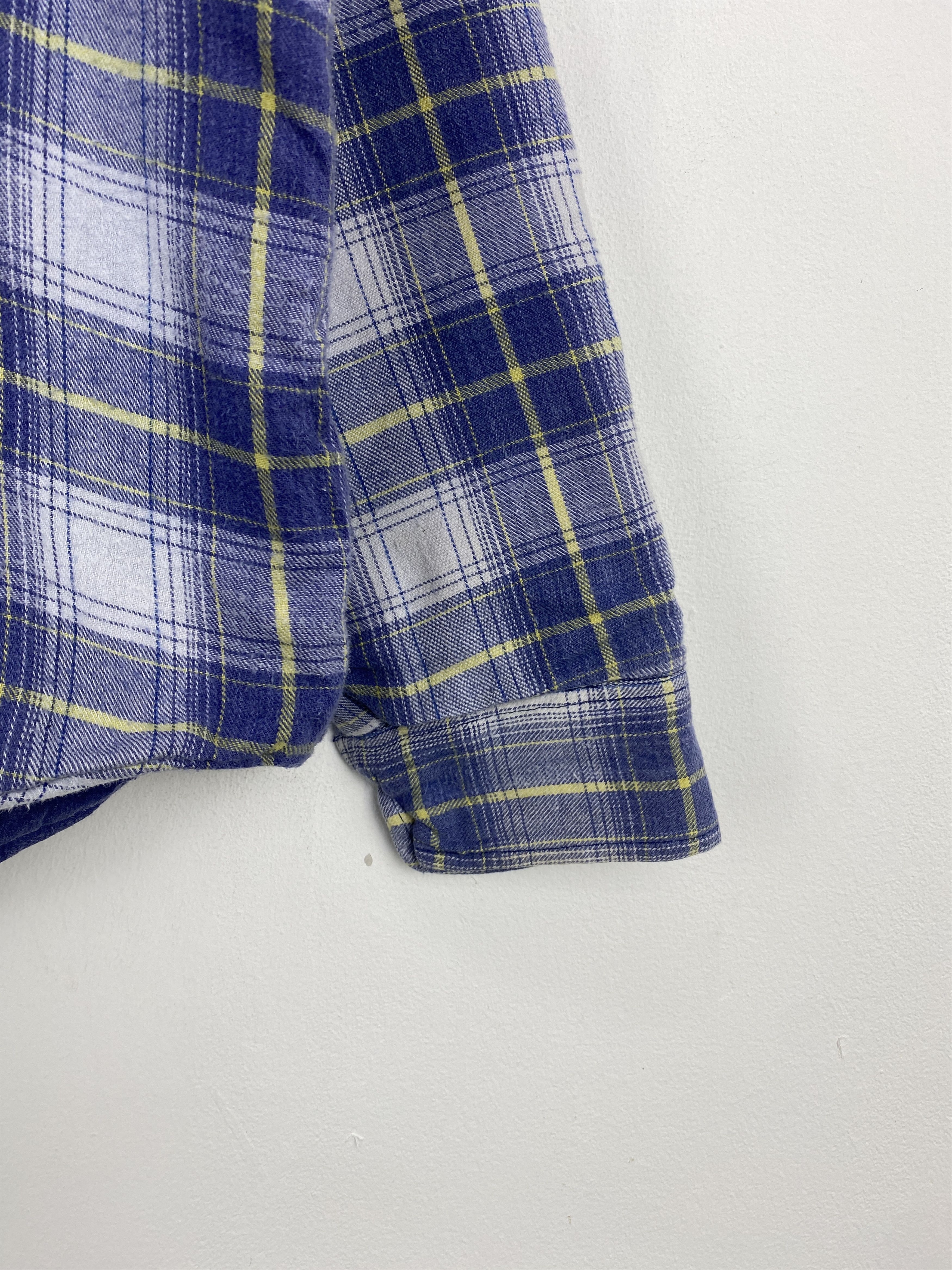 Designer × Vintage Vintage Giorgo Fellini Shadow Plaid Flannel Jacket MJ0057 Size US XL / EU 56 / 4 - 6 Thumbnail