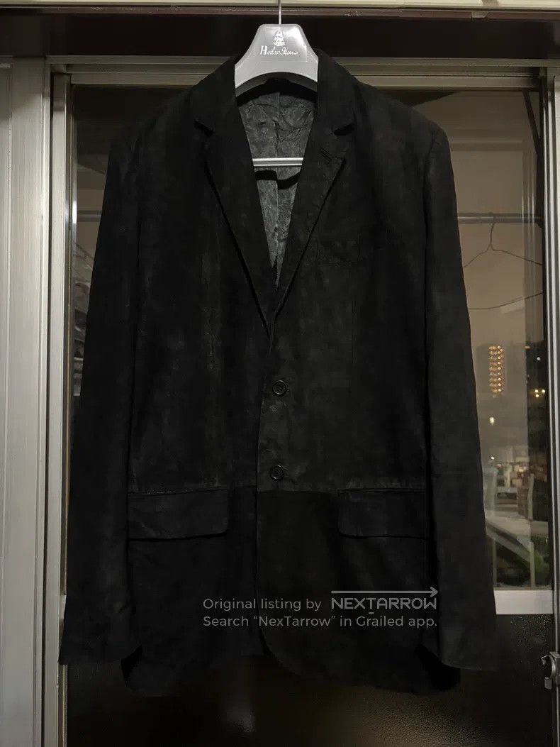 Helmut Lang Helmut Lang size L Showpiece Lamb Leather Patterned Blazer Size 38R - 1 Thumbnail