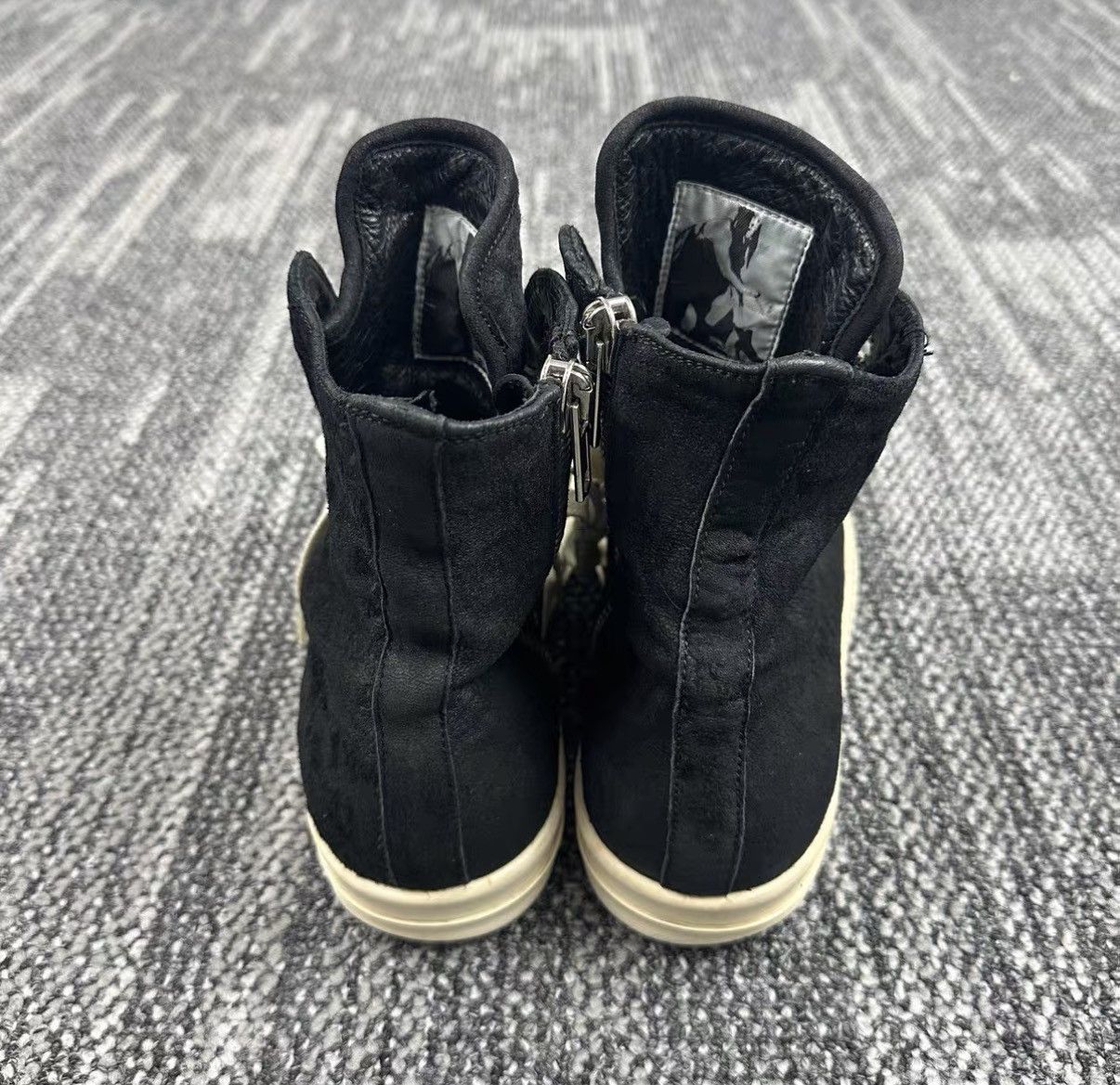 Rick Owens Rick Owens High-top Black and White Sneakers J42 Size US 8 / EU 41 - 3 Thumbnail