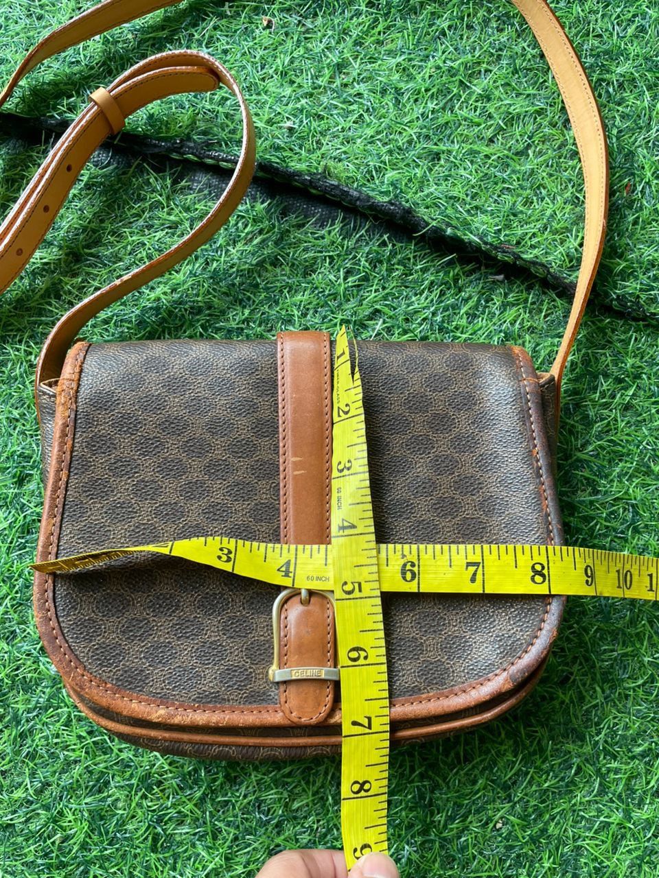 Celine Authentic Celine Monogram Crossbody Bag Size ONE SIZE - 4 Thumbnail