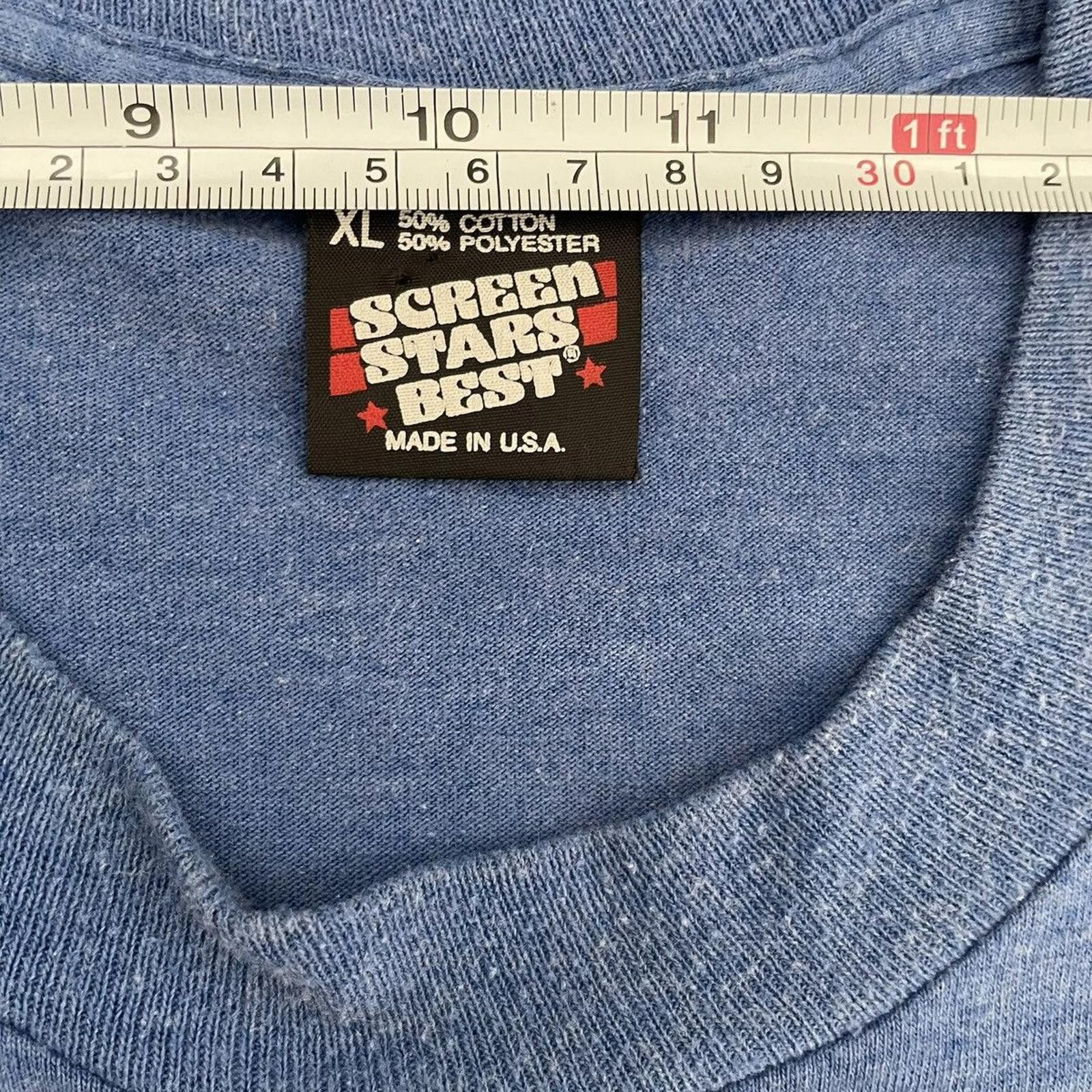 Vintage SCREEN STARS BEST • VNTG "Squirrel" Single Stitch Tee (XL) Size US XL / EU 56 / 4 - 3 Thumbnail