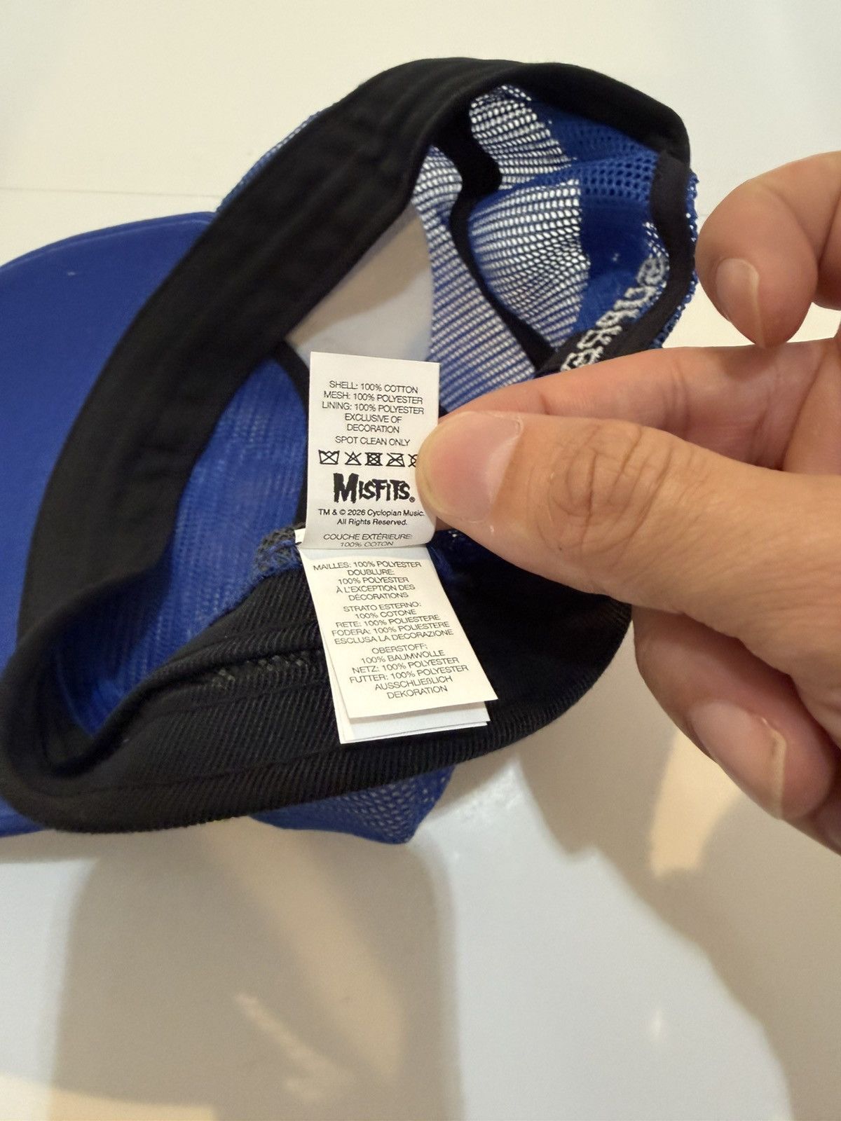 Misfits × Supreme Supreme SS26 Misfits 6 Panel Hat Royal Blue Brand New Size ONE SIZE - 7 Thumbnail