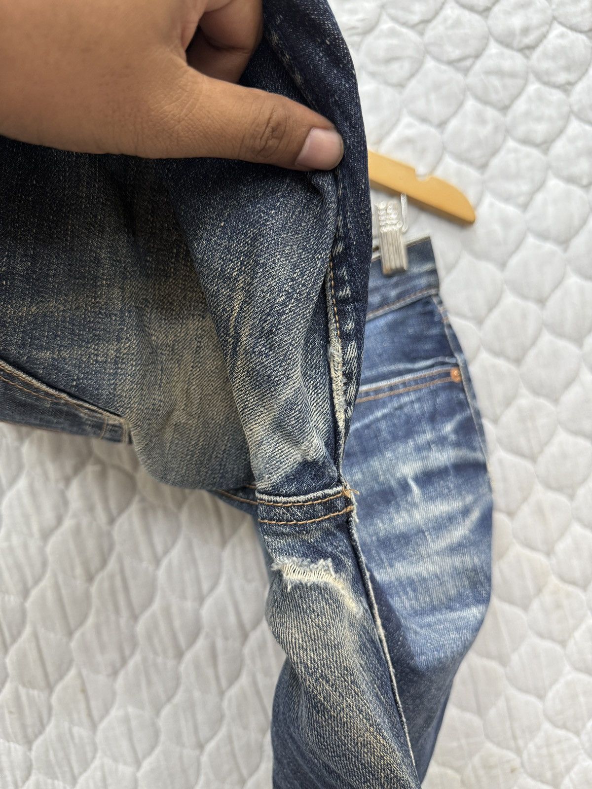 Levi's 🔥🔥🔥STEALS VTG LEVIS DISTRESSED DENIM Size 28" / US 6 / IT 42 - 6 Thumbnail