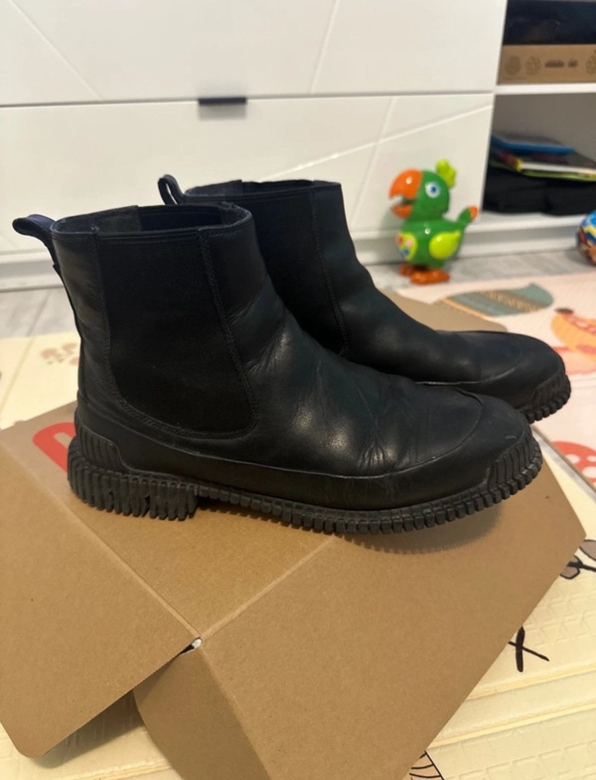 Camper Leather ankle boots Size US 12 / IT 42 - 1 Thumbnail