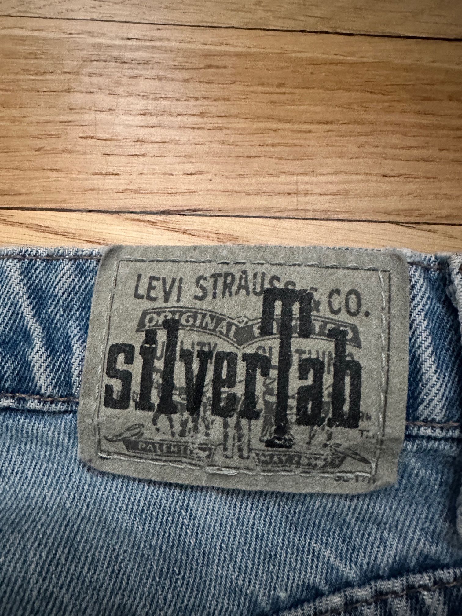 Levi's Vintage 90's Silvertab Levi's Relaxed Blue Label USA 33x34 Size US 33 - 9 Thumbnail