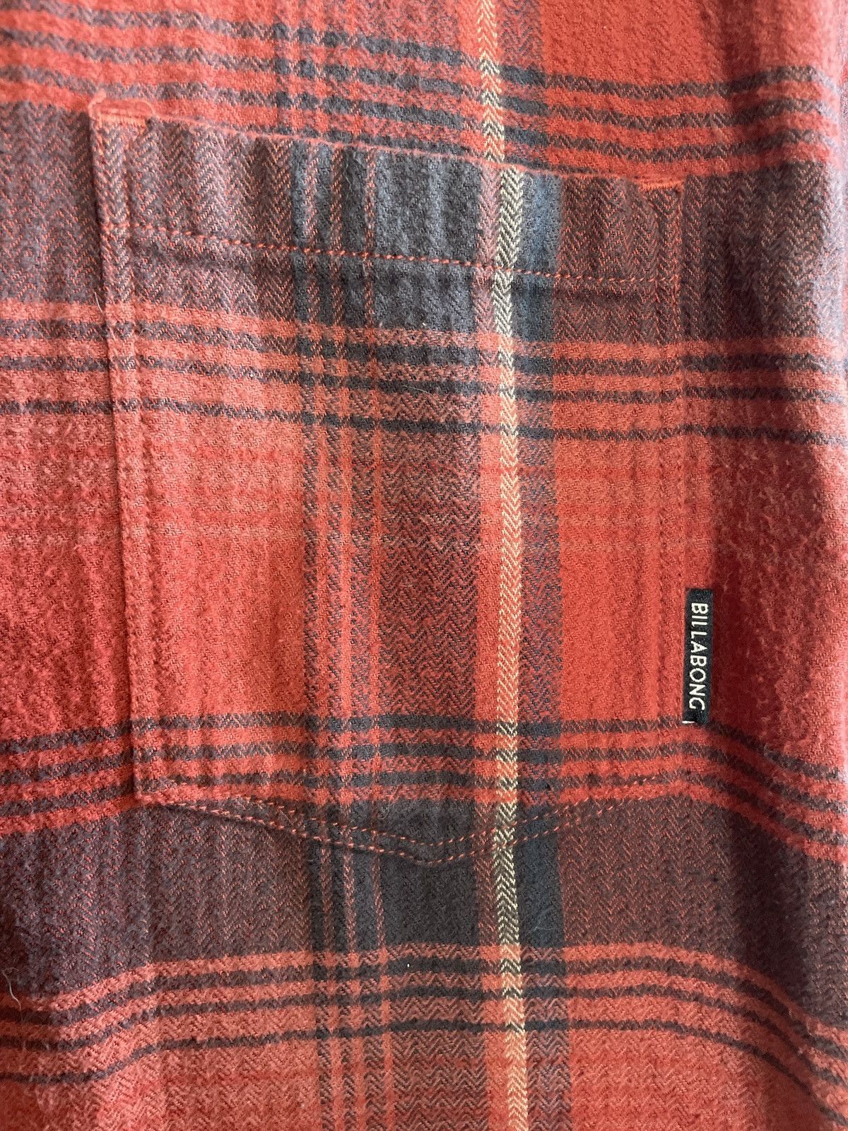 Billabong Red and Black Billabong Flannel Shirt Size US XL / EU 56 / 4 - 3 Thumbnail