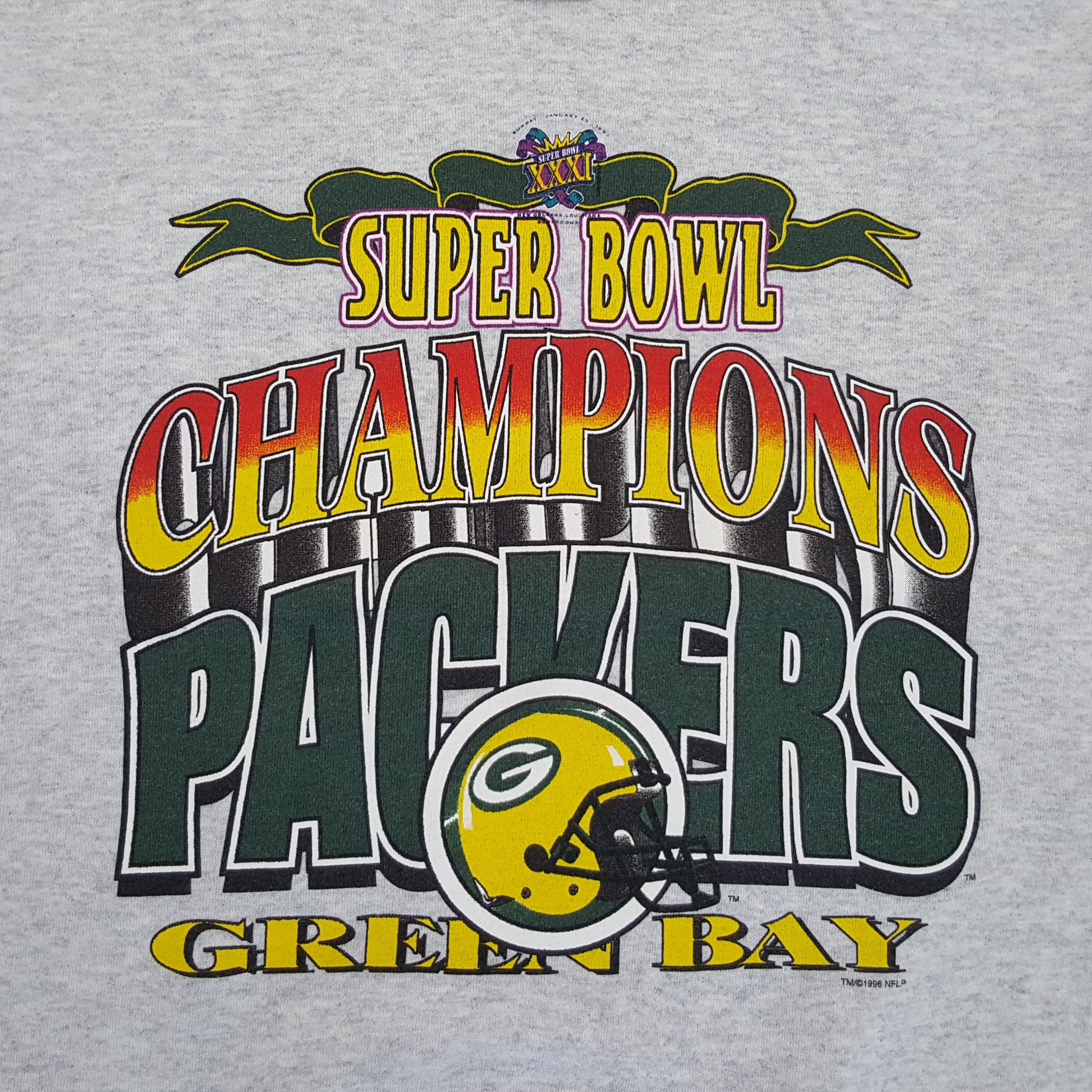 NFL NFL Green Bay Packers Super Bowl Vintage Sweatshirt Size US L / EU 52-54 / 3 - 2 Thumbnail