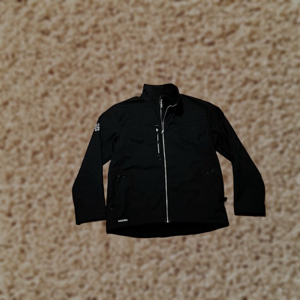 Vintage Blaklader Workwear Jacket Softshell Windproof Water Resistant 4857 Black Men's 2XL Size US XXL / EU 58 / 5 - 1 Thumbnail