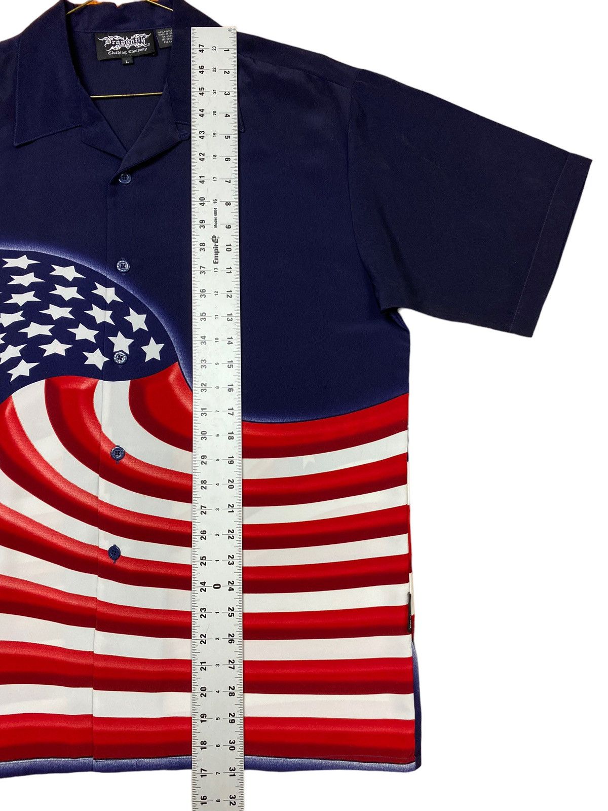 Dragonfly Vintage Dragonfly USA Flag Button Shirt Size US L / EU 52-54 / 3 - 7 Thumbnail