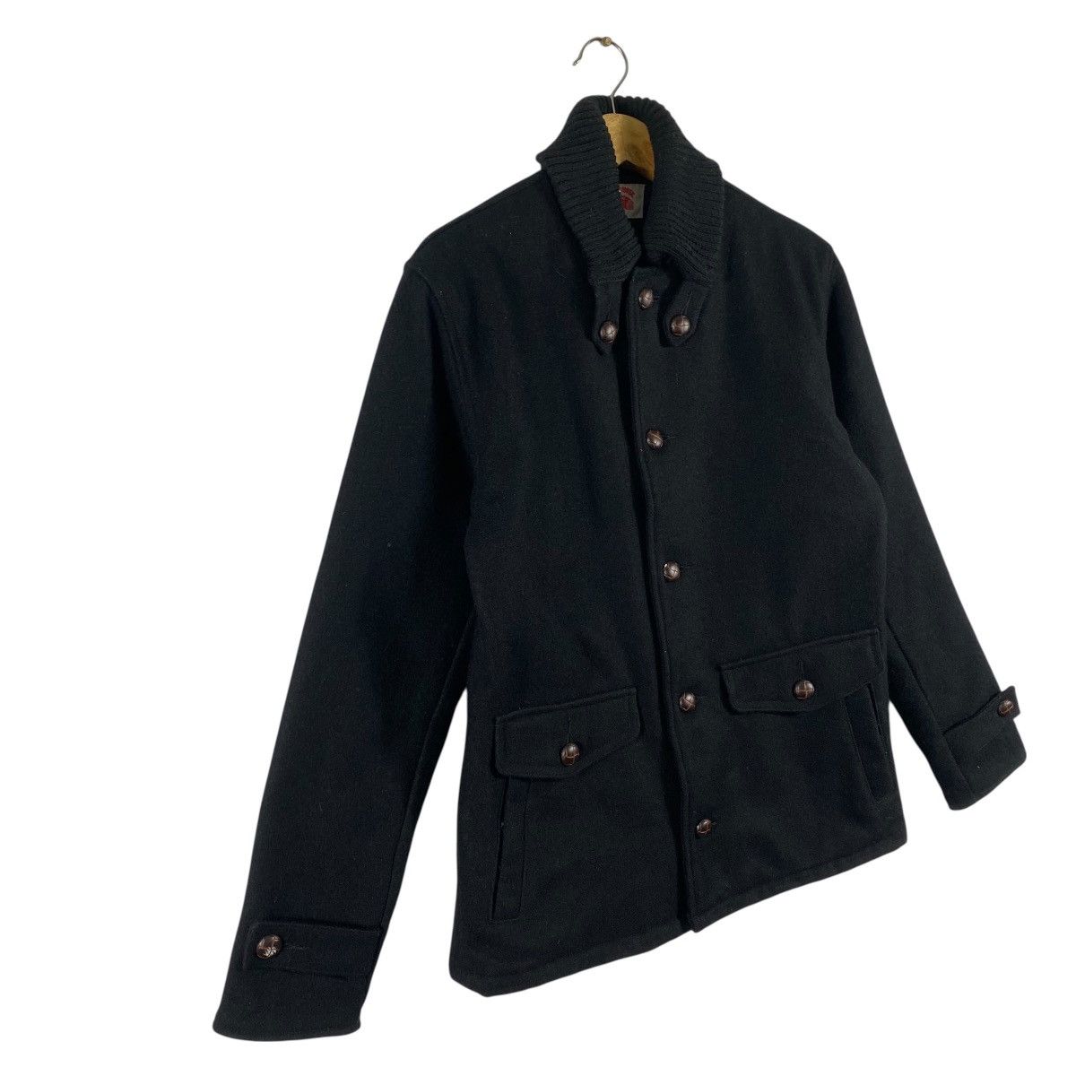 Vintage Vintage Round House Wool Button Jacket M Size Black Colour Size US M / EU 48-50 / 2 - 3 Thumbnail