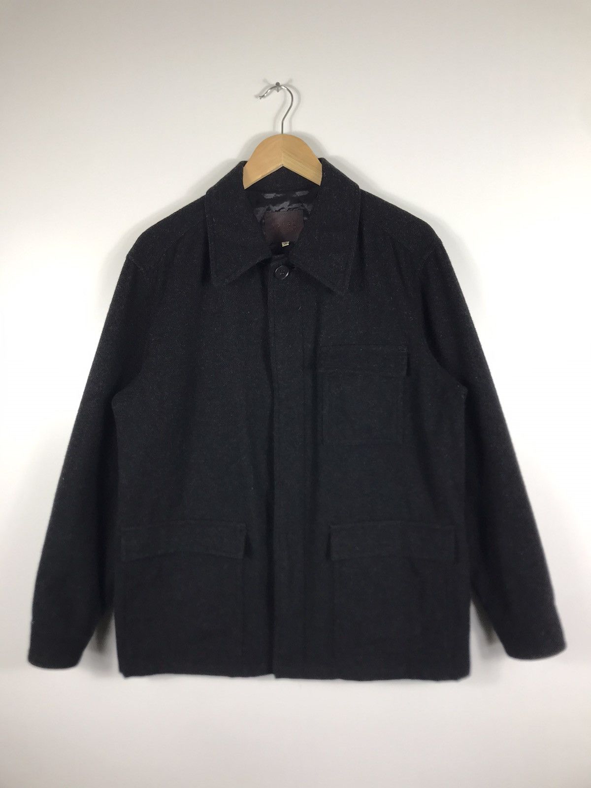 Japanese Brand × Takeo Kikuchi ⚡️Vintage Takeo Kikuchi Wool Button Chore Shirt Jacket Size US M / EU 48-50 / 2 - 1 Thumbnail
