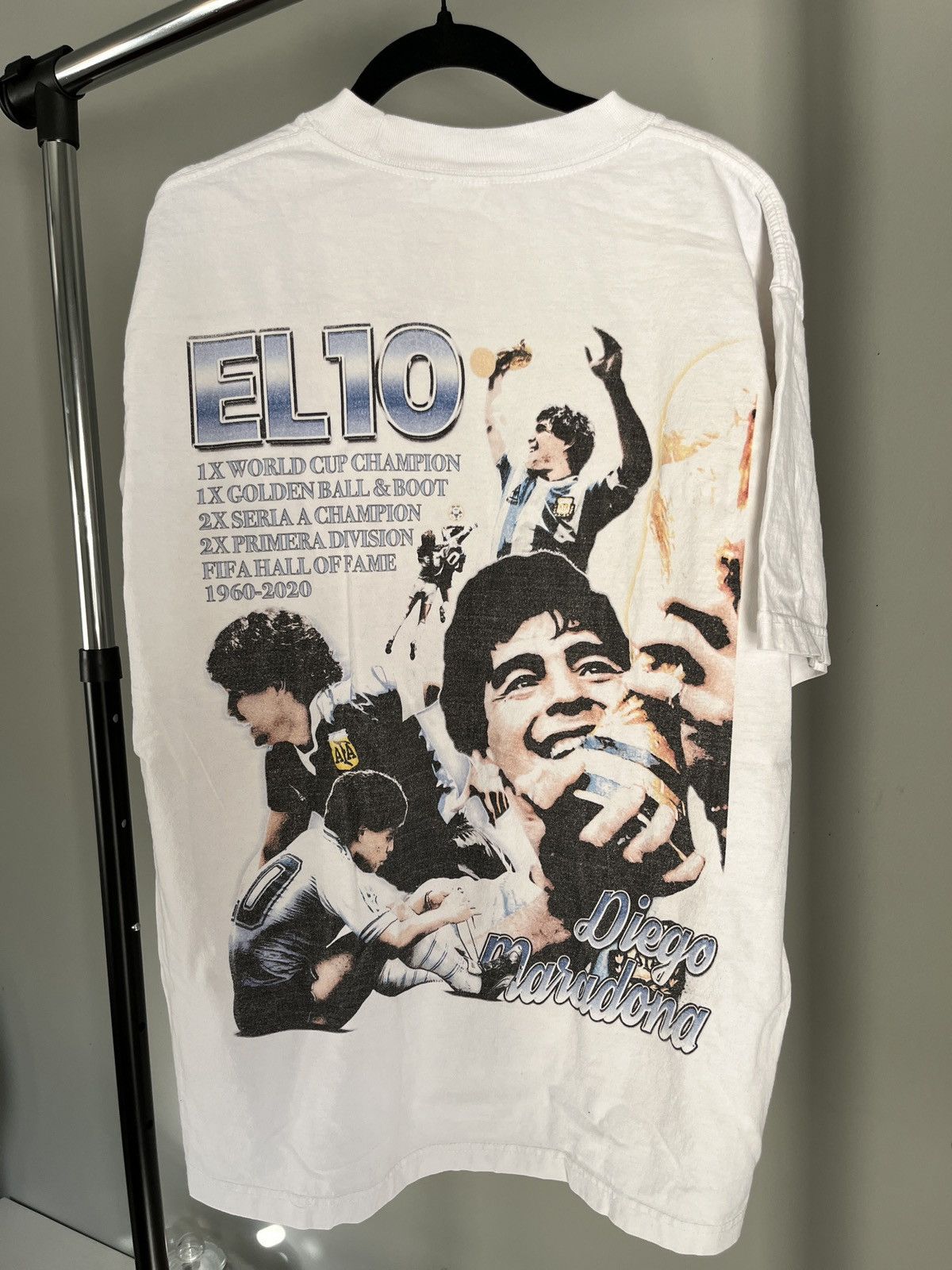 Vintage Diego Maradona Graphic Tee Shirt Size US L / EU 52-54 / 3 - 2 Thumbnail