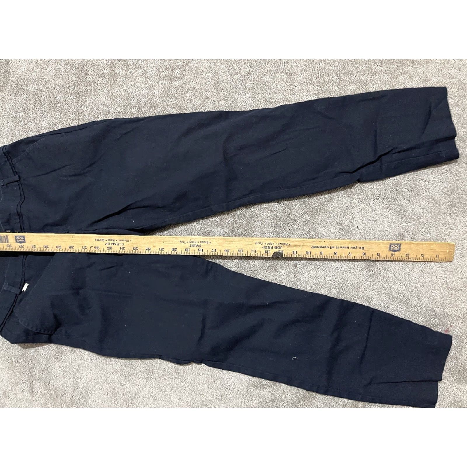 Vintage Wallis Black Ankle Pants 8 Women's Office Stretch Zipper Trousers Size 30" / US 8 / IT 44 - 6 Thumbnail