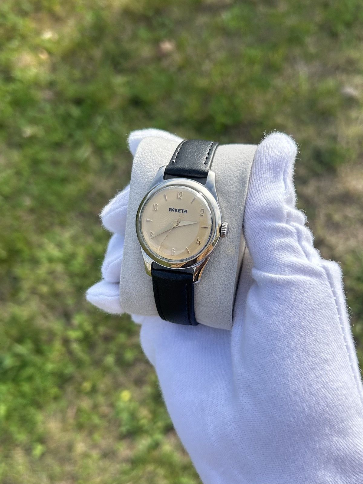 Vintage Vintage Watch Raketa USSR Soviet Mechanical 1950s Size ONE SIZE - 12 Thumbnail
