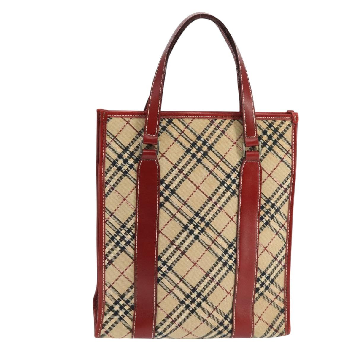 Burberry Nova Check Beige Canvas Tote Bag (Pre-Owned) Size ONE SIZE - 1 Thumbnail