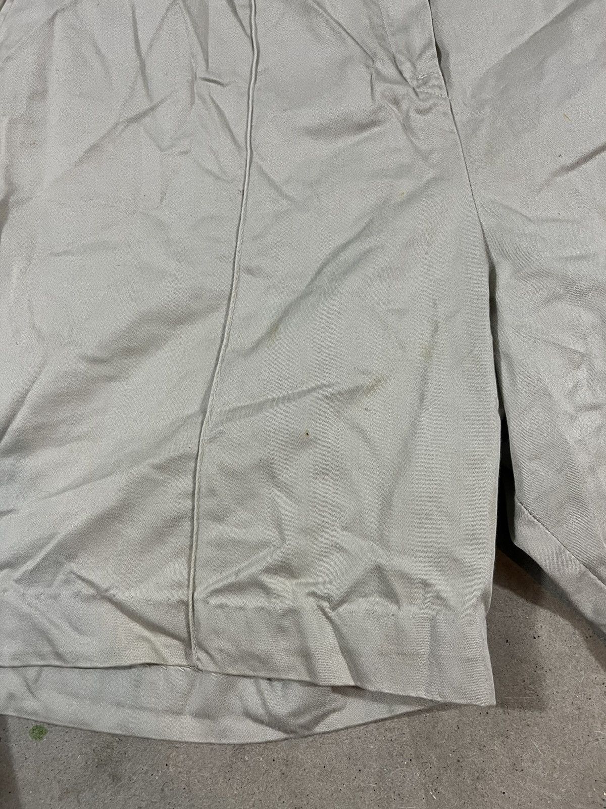 Vintage Vintage 60s Beige Pleated Shorts Size 26" / US 2 / IT 38 - 4 Thumbnail