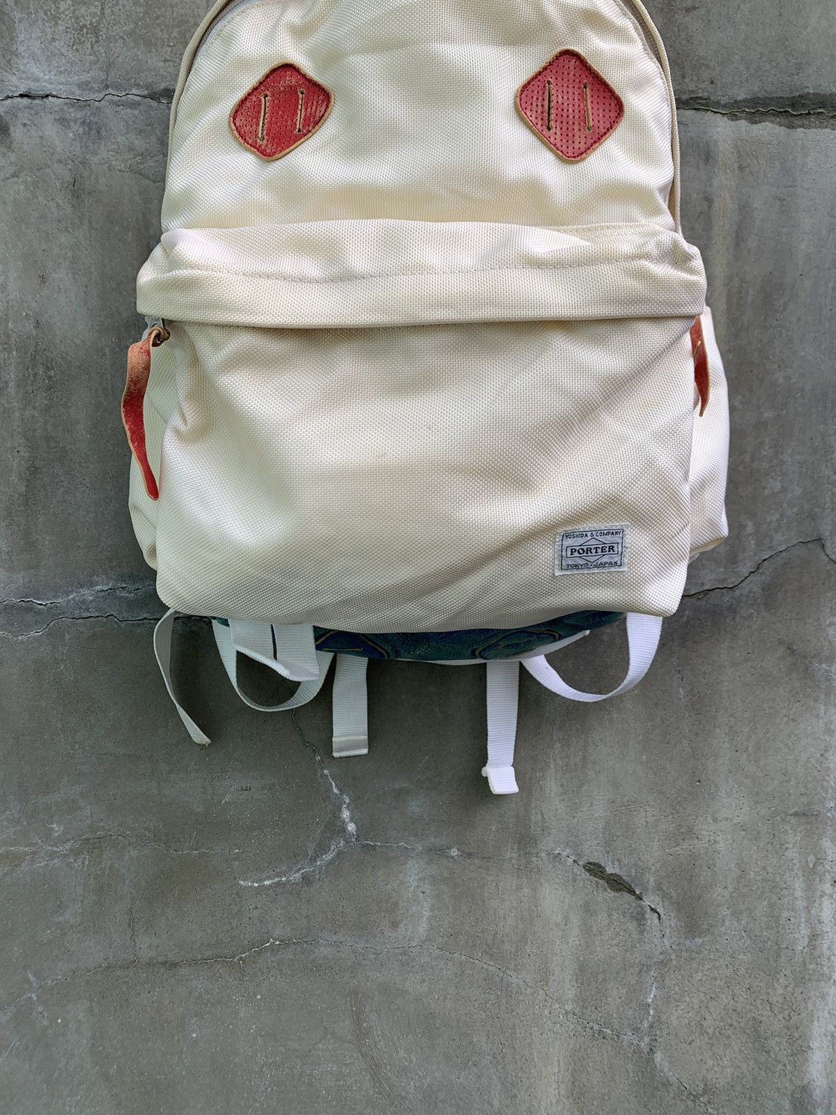 Head Porter Cream Nylon Backpack Size ONE SIZE - 4 Thumbnail