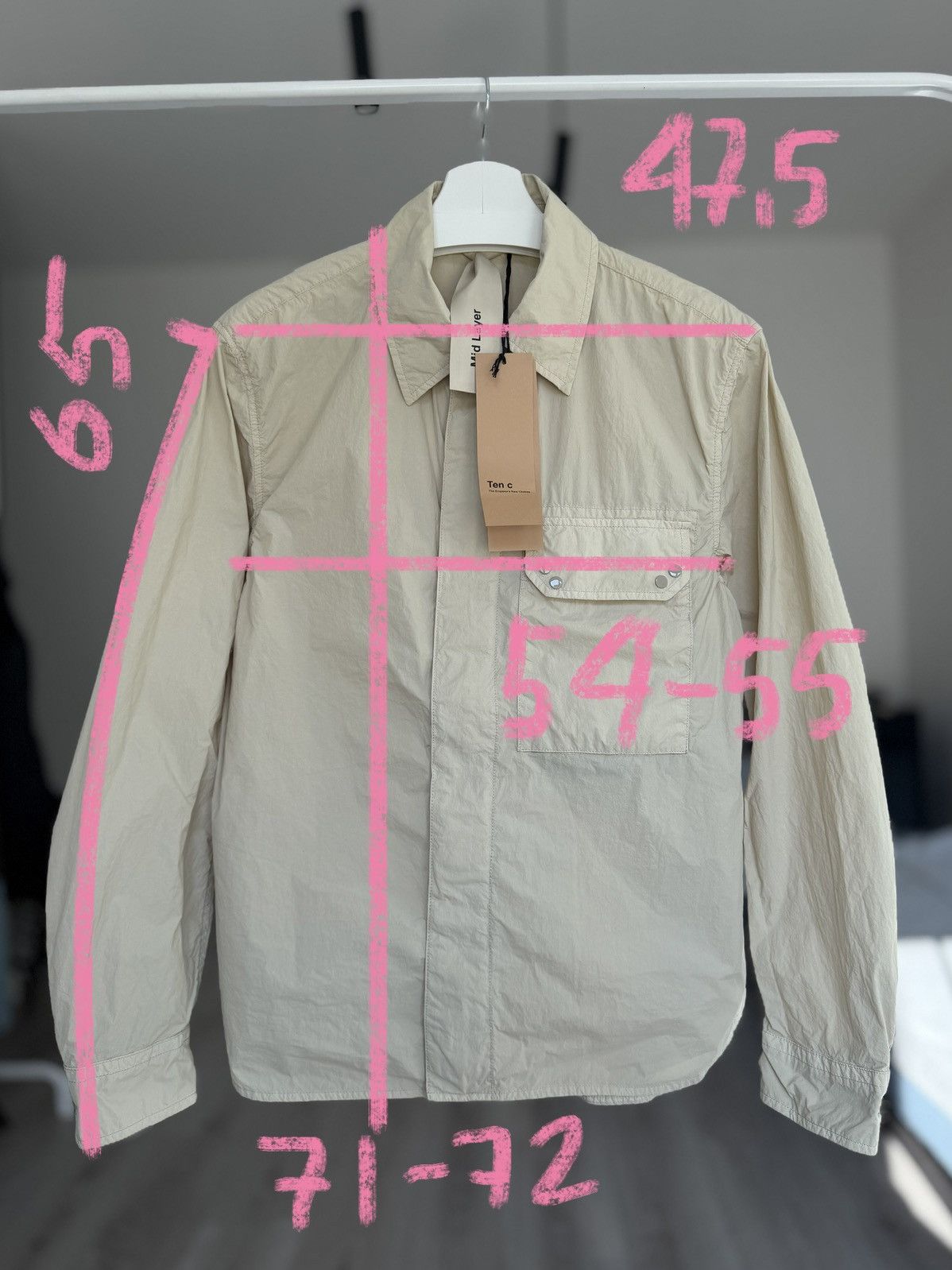 Ten C Ten C Mid Layer overshirt jacket shirt M L Japanese luxury Size US M / EU 48-50 / 2 - 6 Thumbnail