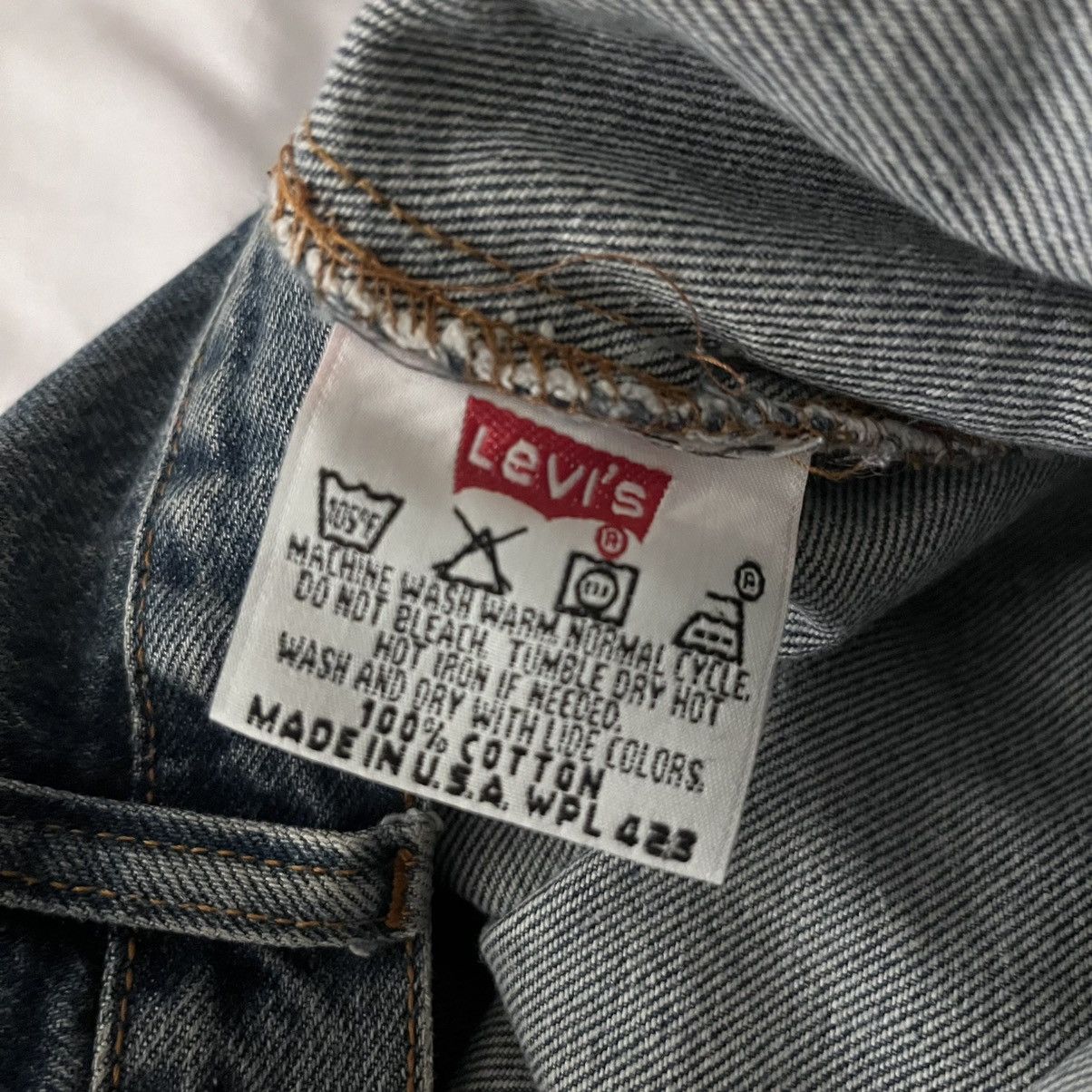 Levi's Vintage Clothing Vintage Levis 501xx Jeans Medium Wash Button Fly USA 90s Y2K Size US 30 / EU 46 - 5 Thumbnail