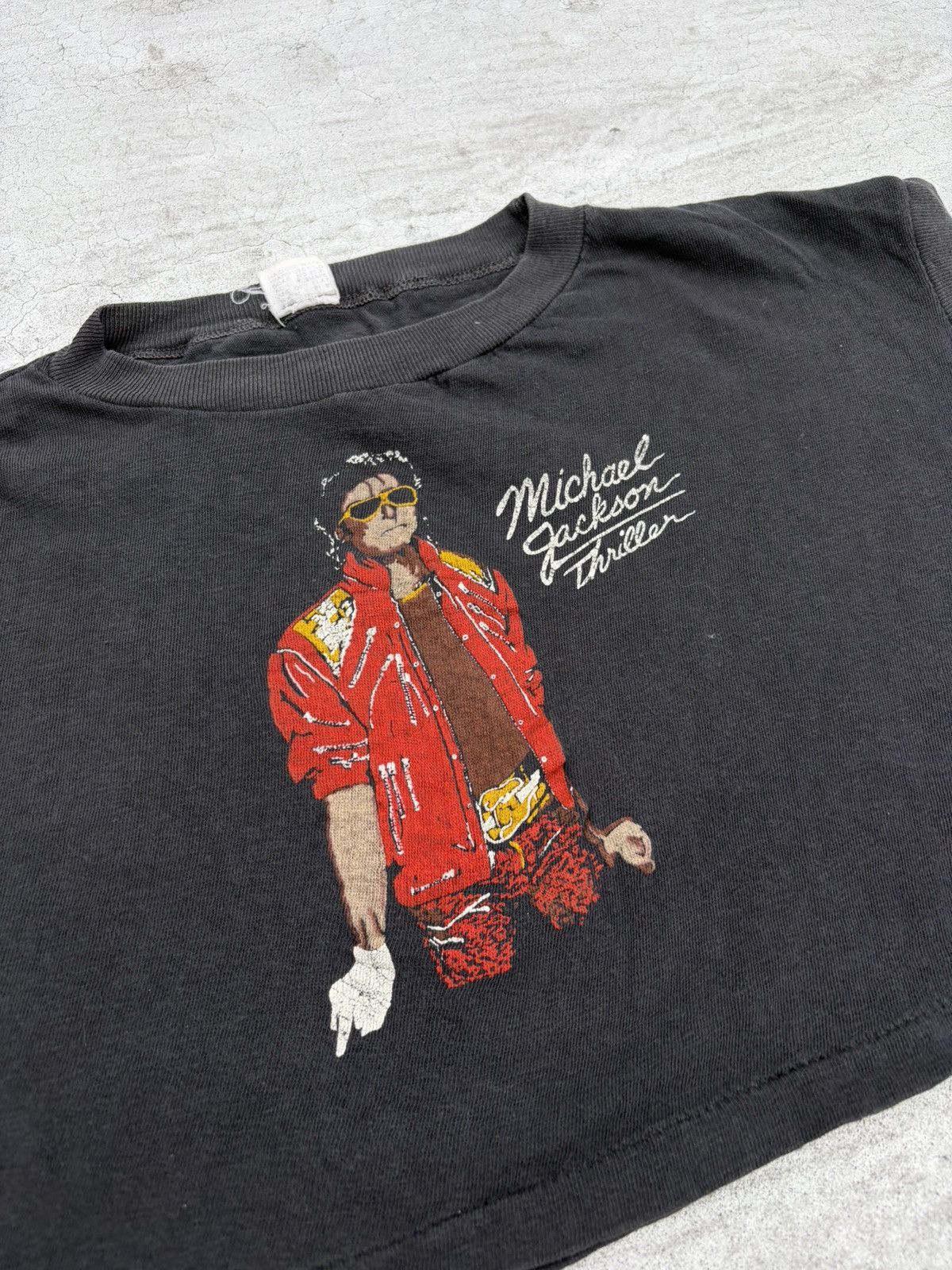 Other Vintage Michael Jackson Thriller single stitch croptop Size US L / EU 52-54 / 3 - 2 Thumbnail