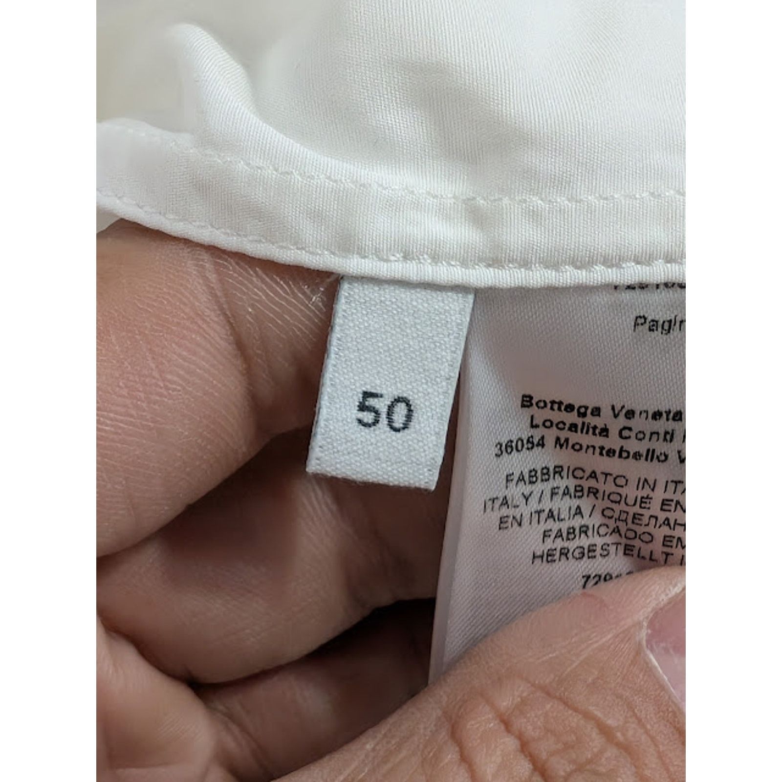 Bottega Veneta o1rshd1 Classic Cotton Poplin Shirt in White Size US M / EU 48-50 / 2 - 15 Thumbnail
