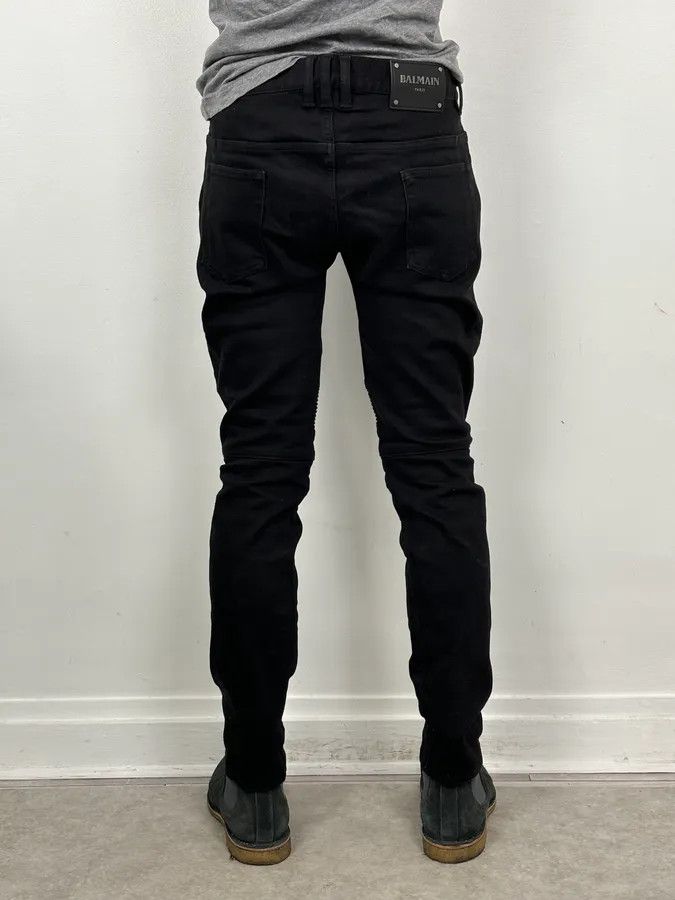 Balmain Balmain Black Slim Denim Jeans Size US 32 / EU 48 - 4 Thumbnail