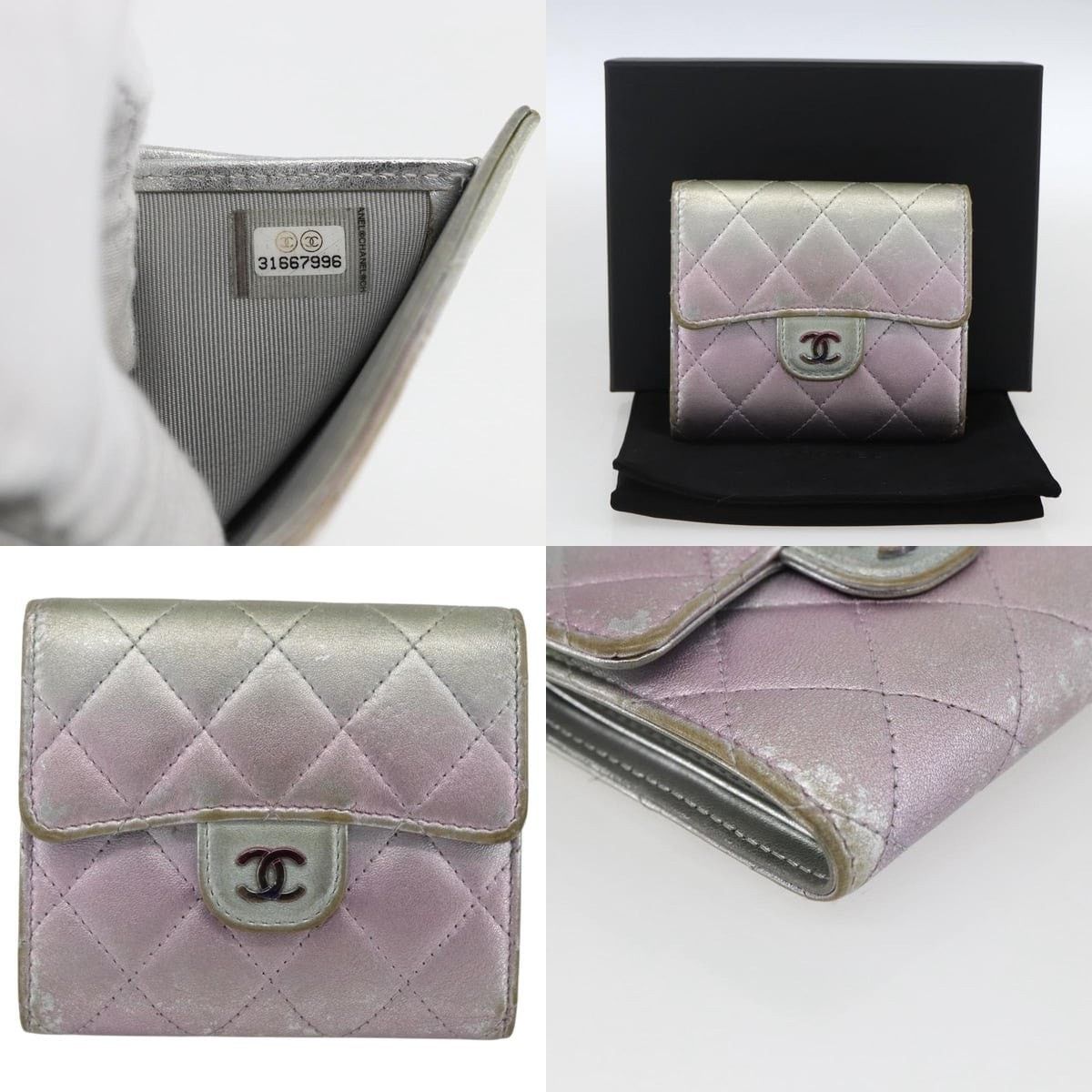 Chanel Chanel Matelasse Coco Mark Bifold Wallet Size ONE SIZE - 5 Thumbnail