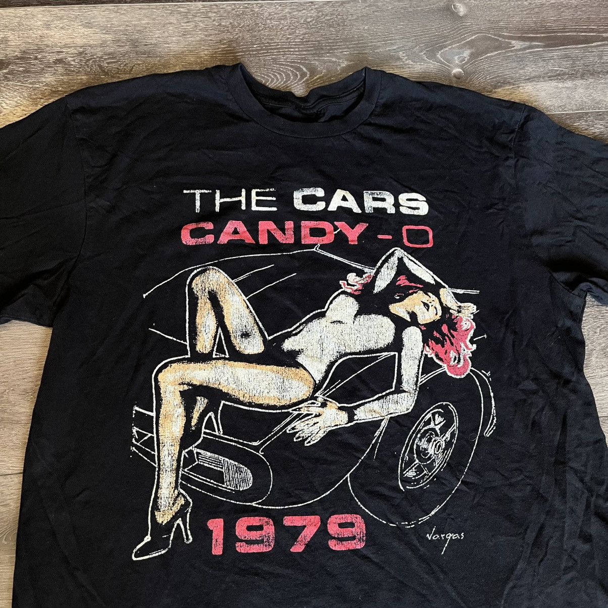 Band Tees Vintage Y2K The Cars Candy-O 1979 Girl Graphic Logo T Shirt Size US L / EU 52-54 / 3 - 2 Thumbnail