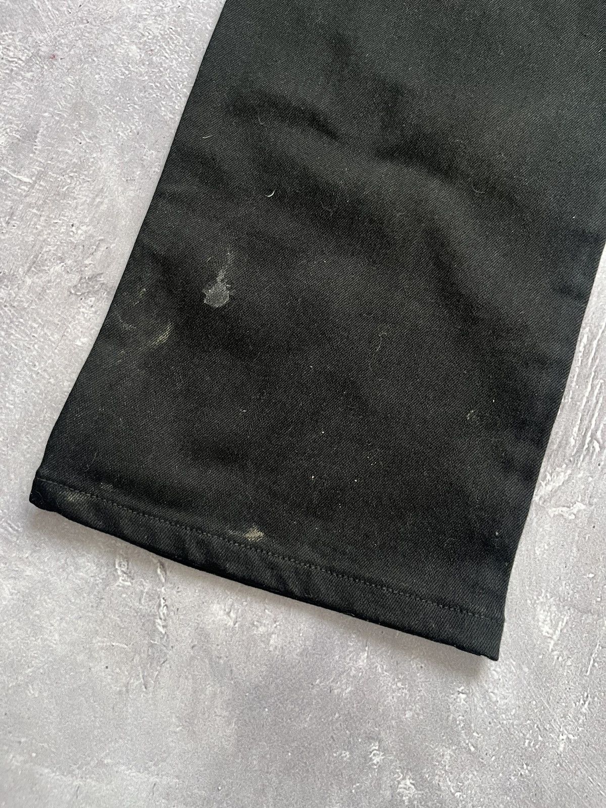 Armani Vintage Armani Jeans Metal Logo AJ Black Pants Japanes Jeans Size US 32 / EU 48 - 10 Thumbnail