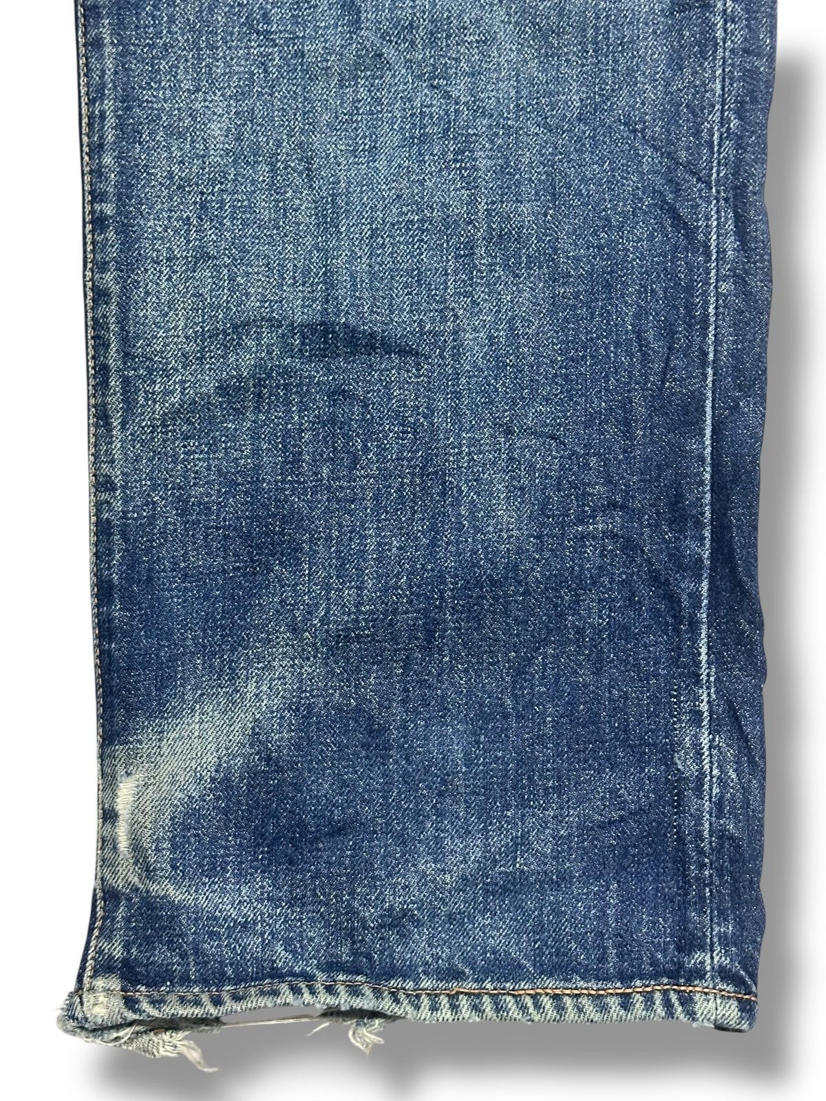 Evisu Vintage Evisu No2 Lot 2000 Selvedged Distressed Faded Wash Size US 32 / EU 48 - 16 Thumbnail