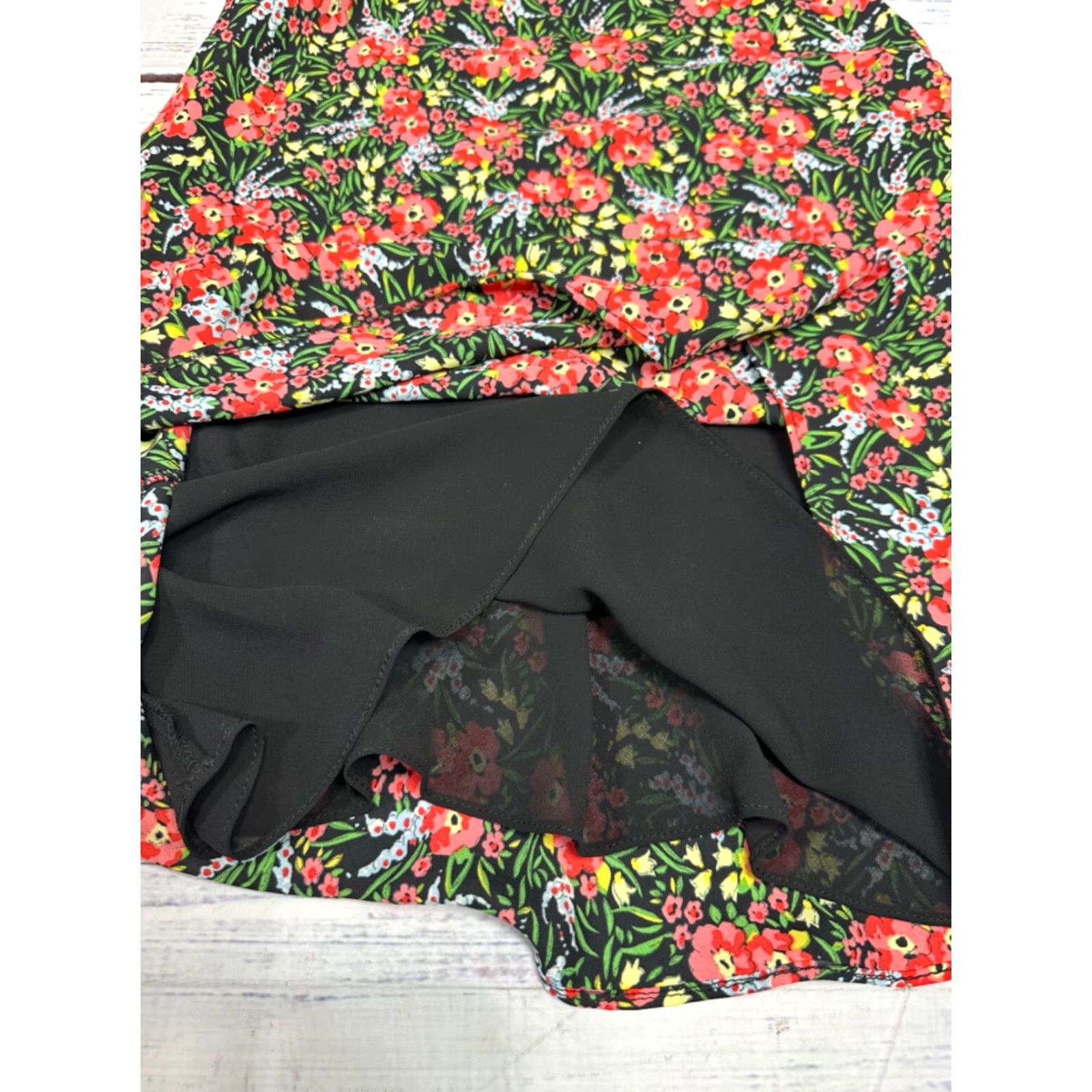 Vintage Floret Studios Womens Tank Tunic XS Green Red Floral New Lined Tank Top XS Womens Green Red Floral Tunic Tank Size XS / US 0-2 / IT 36-38 - 4 Thumbnail
