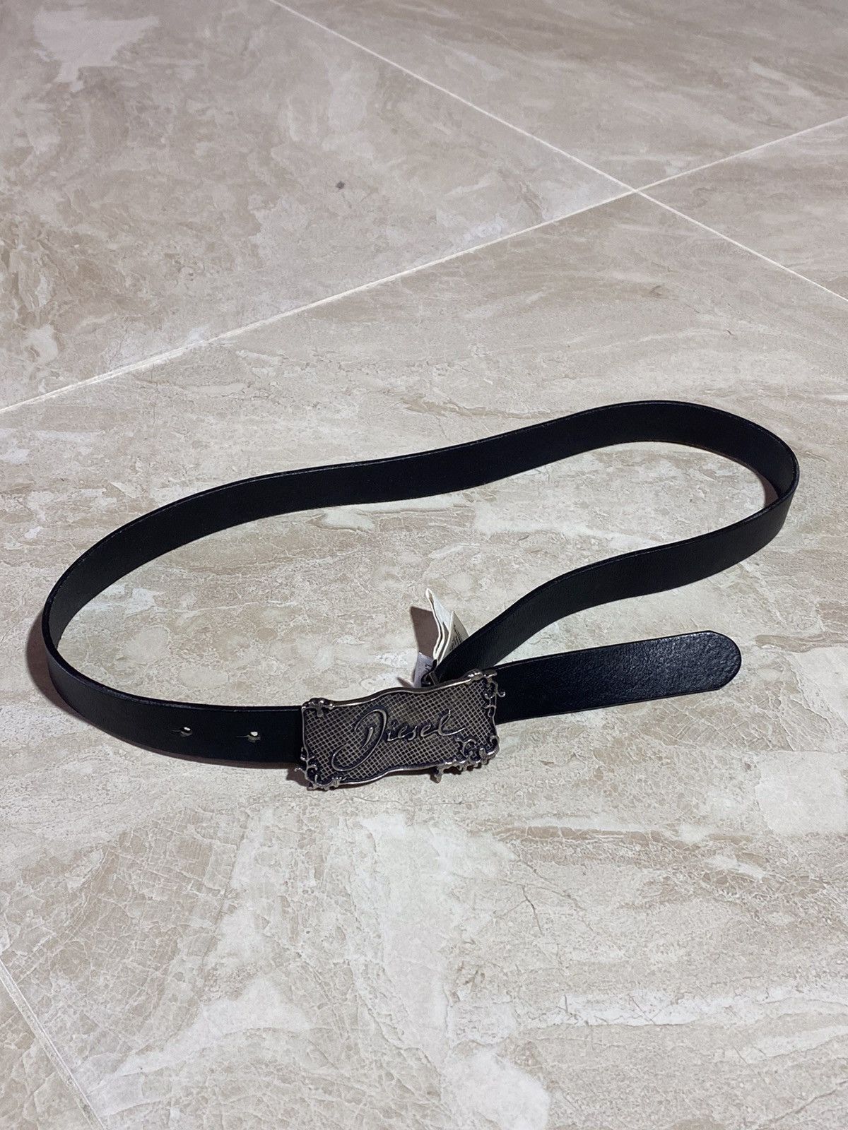 Diesel × Leather Diesel y2k hype streetwear style avant garde leather belt Size ONE SIZE - 2 Thumbnail